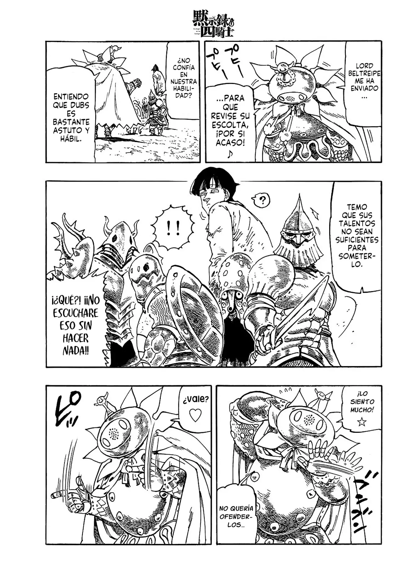Mokushiroku no Yonkishi Capitulo 185: Un asunto serio página 8