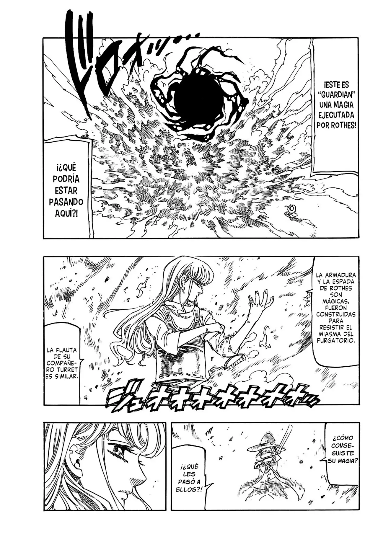 Mokushiroku no Yonkishi Capitulo 186: Nasiens VS Diodora página 12
