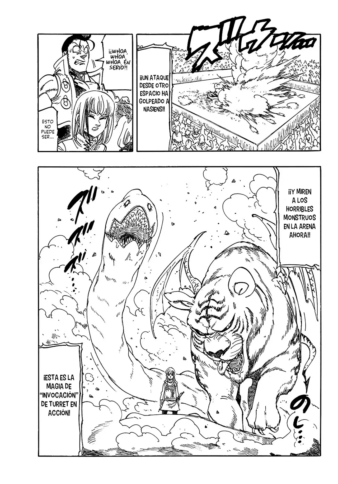 Mokushiroku no Yonkishi Capitulo 186: Nasiens VS Diodora página 16