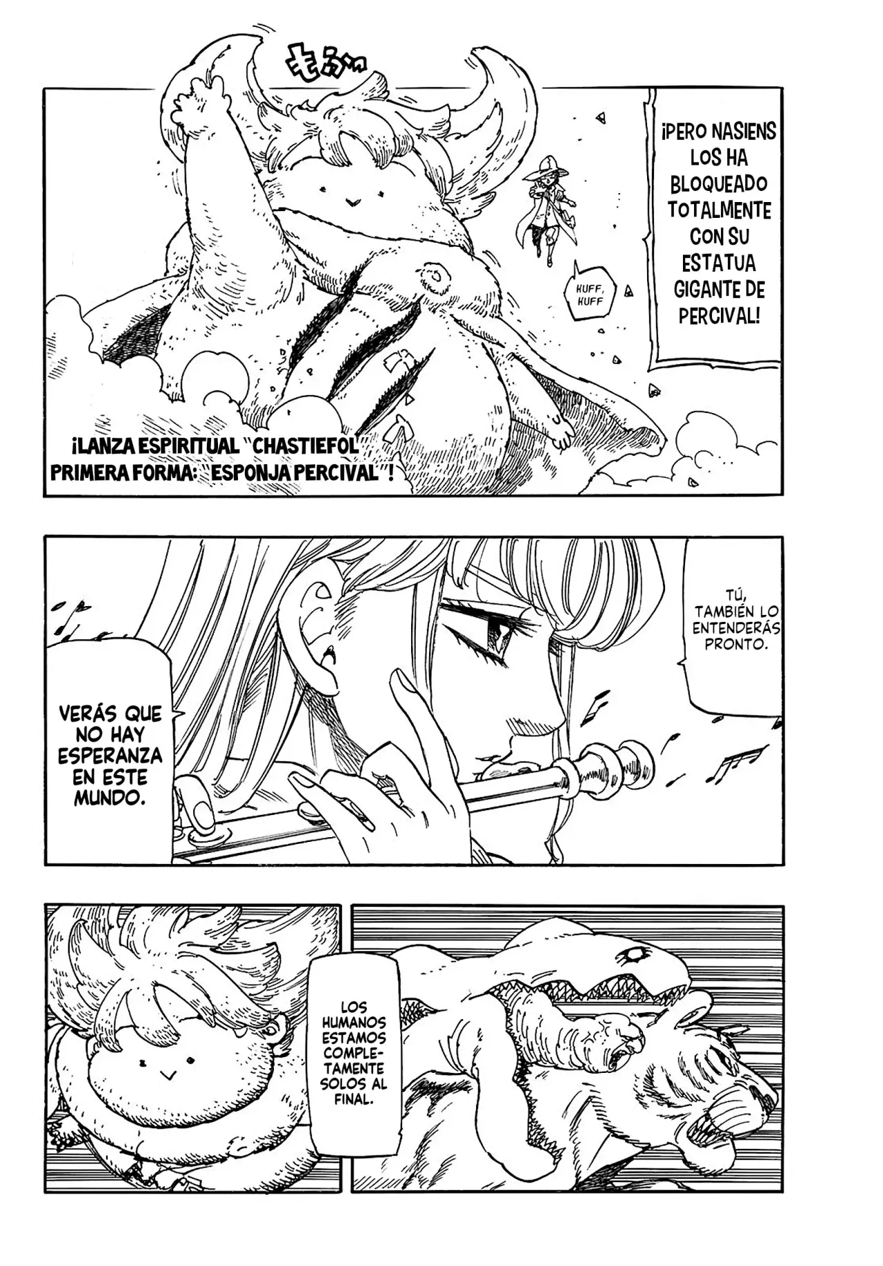 Mokushiroku no Yonkishi Capitulo 186: Nasiens VS Diodora página 17