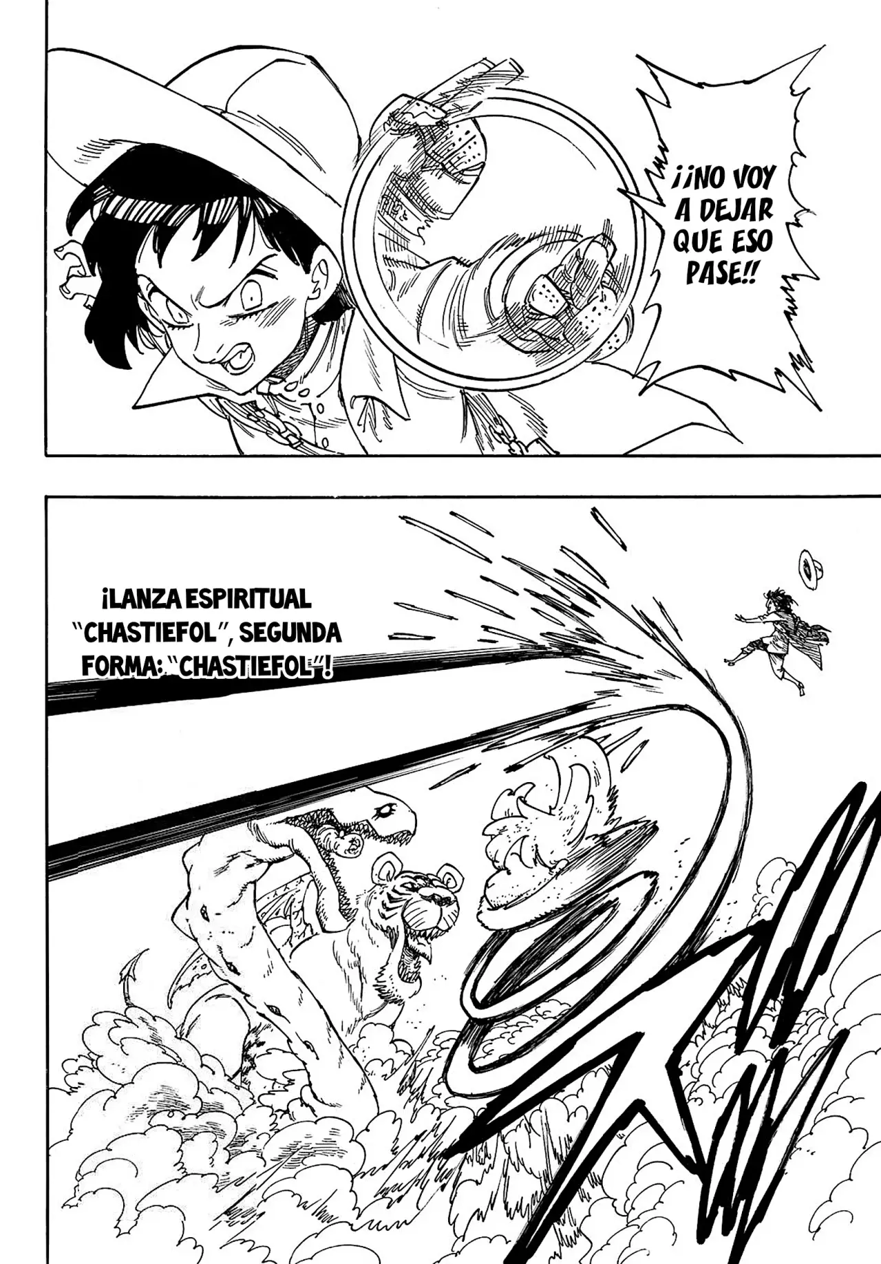Mokushiroku no Yonkishi Capitulo 186: Nasiens VS Diodora página 19
