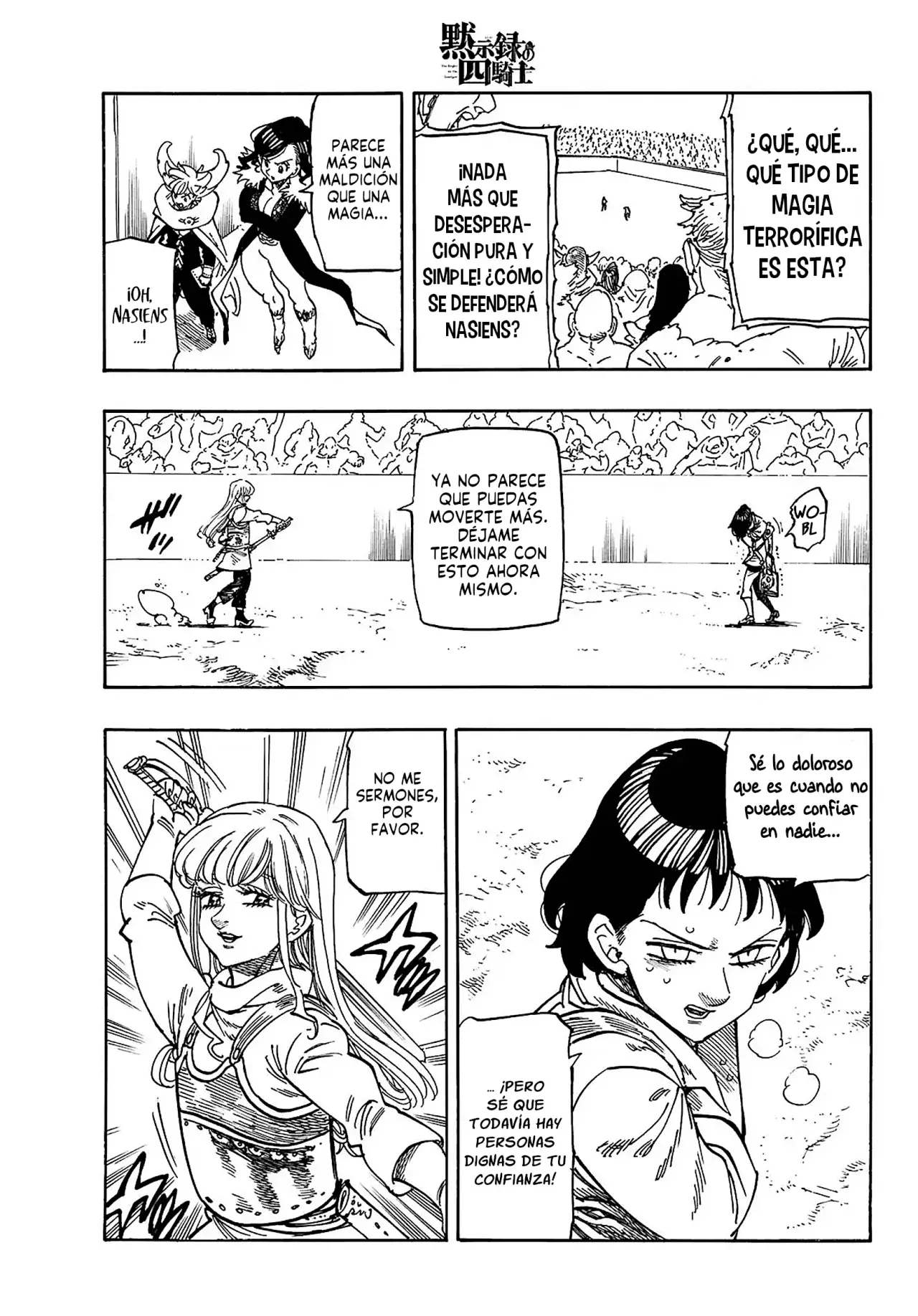 Mokushiroku no Yonkishi Capitulo 187: El niño que cayó en la oscuridad página 12