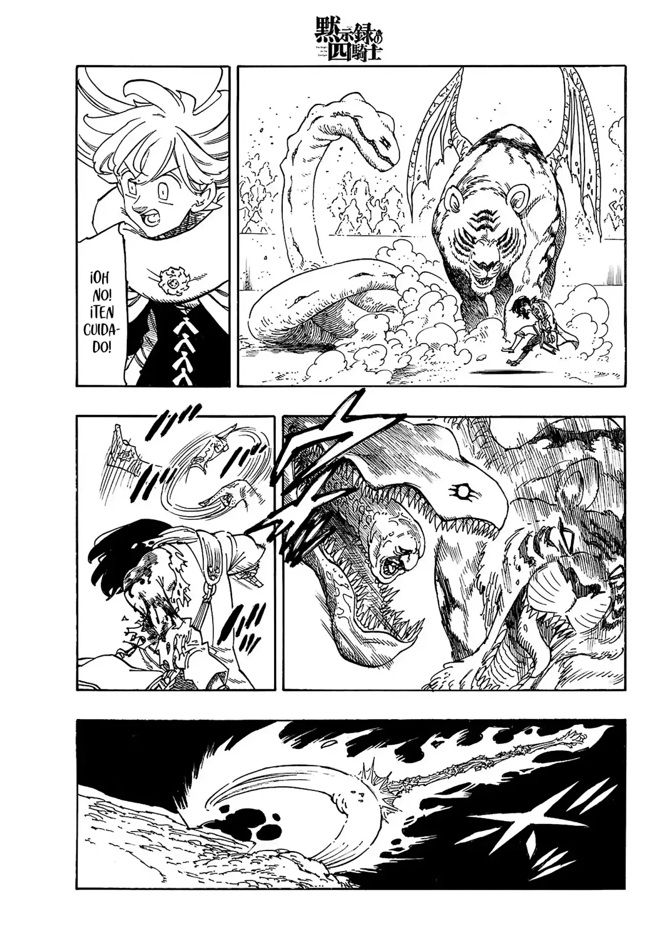 Mokushiroku no Yonkishi Capitulo 187: El niño que cayó en la oscuridad página 4