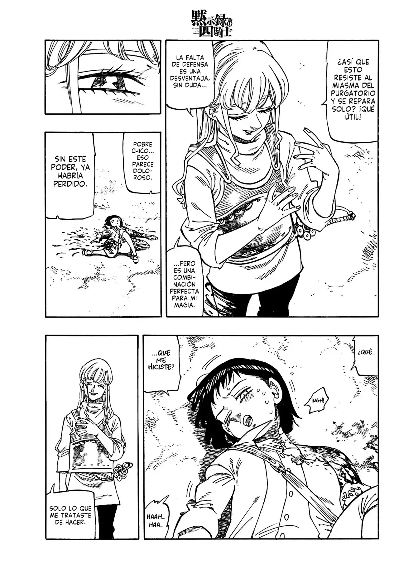 Mokushiroku no Yonkishi Capitulo 187: El niño que cayó en la oscuridad página 8