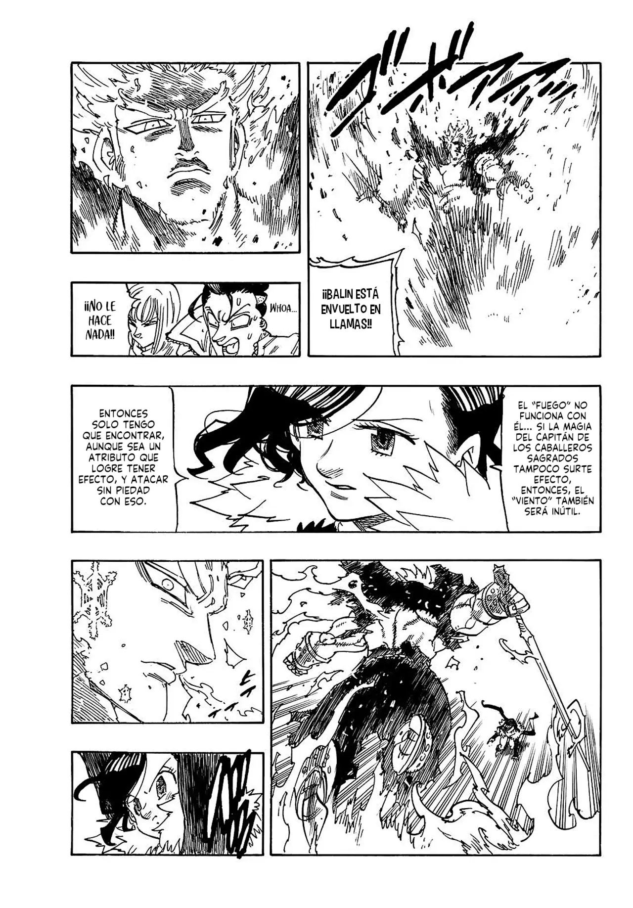 Mokushiroku no Yonkishi Capitulo 189: Gawain vs Balin página 14