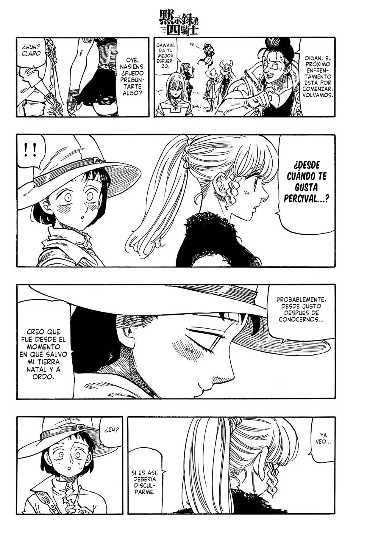 Mokushiroku no Yonkishi Capitulo 189: Gawain vs Balin página 5