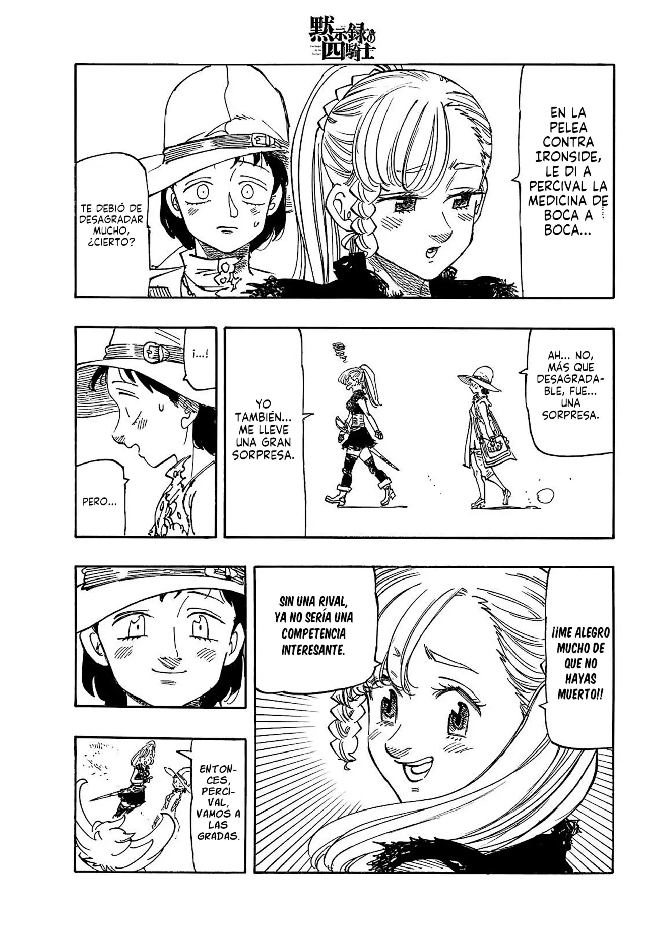 Mokushiroku no Yonkishi Capitulo 189: Gawain vs Balin página 6