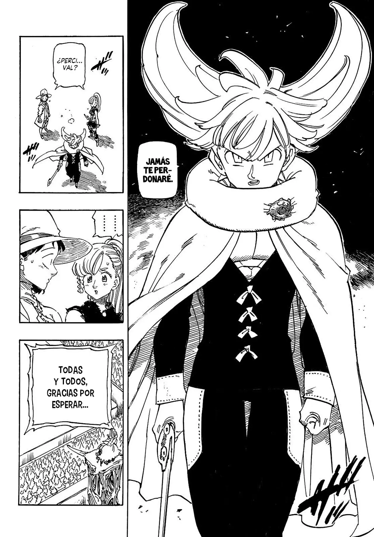 Mokushiroku no Yonkishi Capitulo 189: Gawain vs Balin página 7