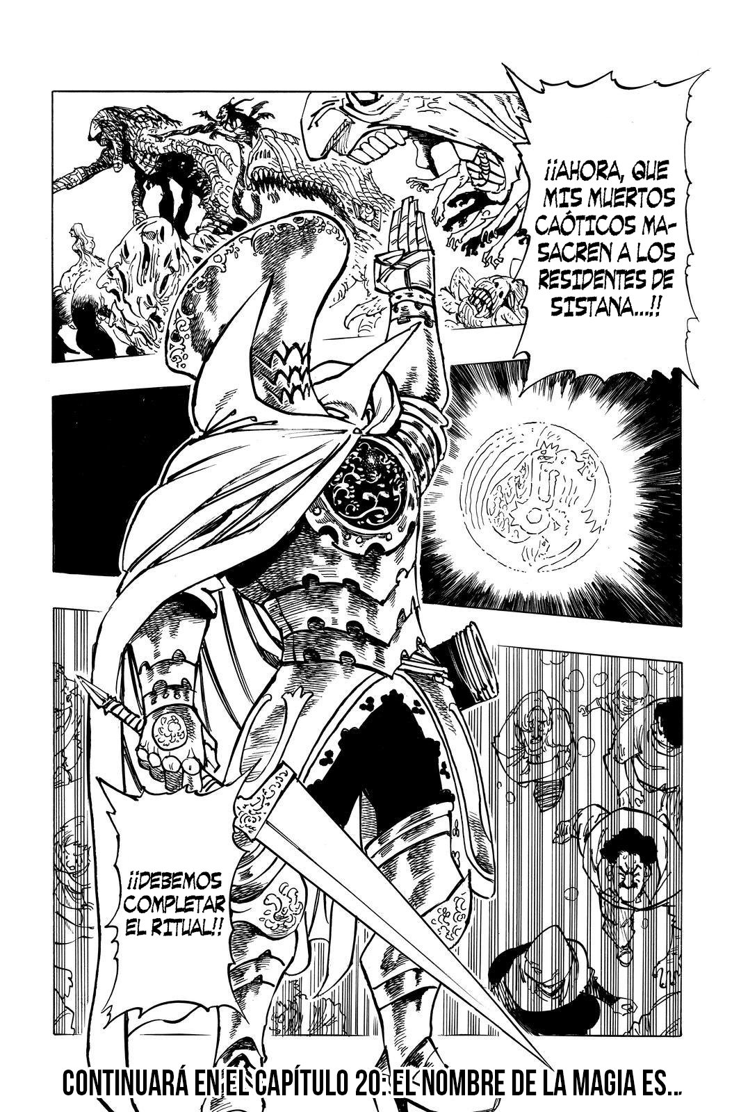 Mokushiroku no Yonkishi Capitulo 19: Un acto de maldad página 20