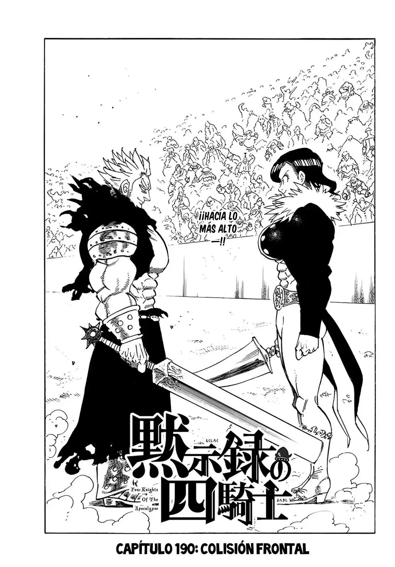 Mokushiroku no Yonkishi Capitulo 190: Colisión frontal página 3