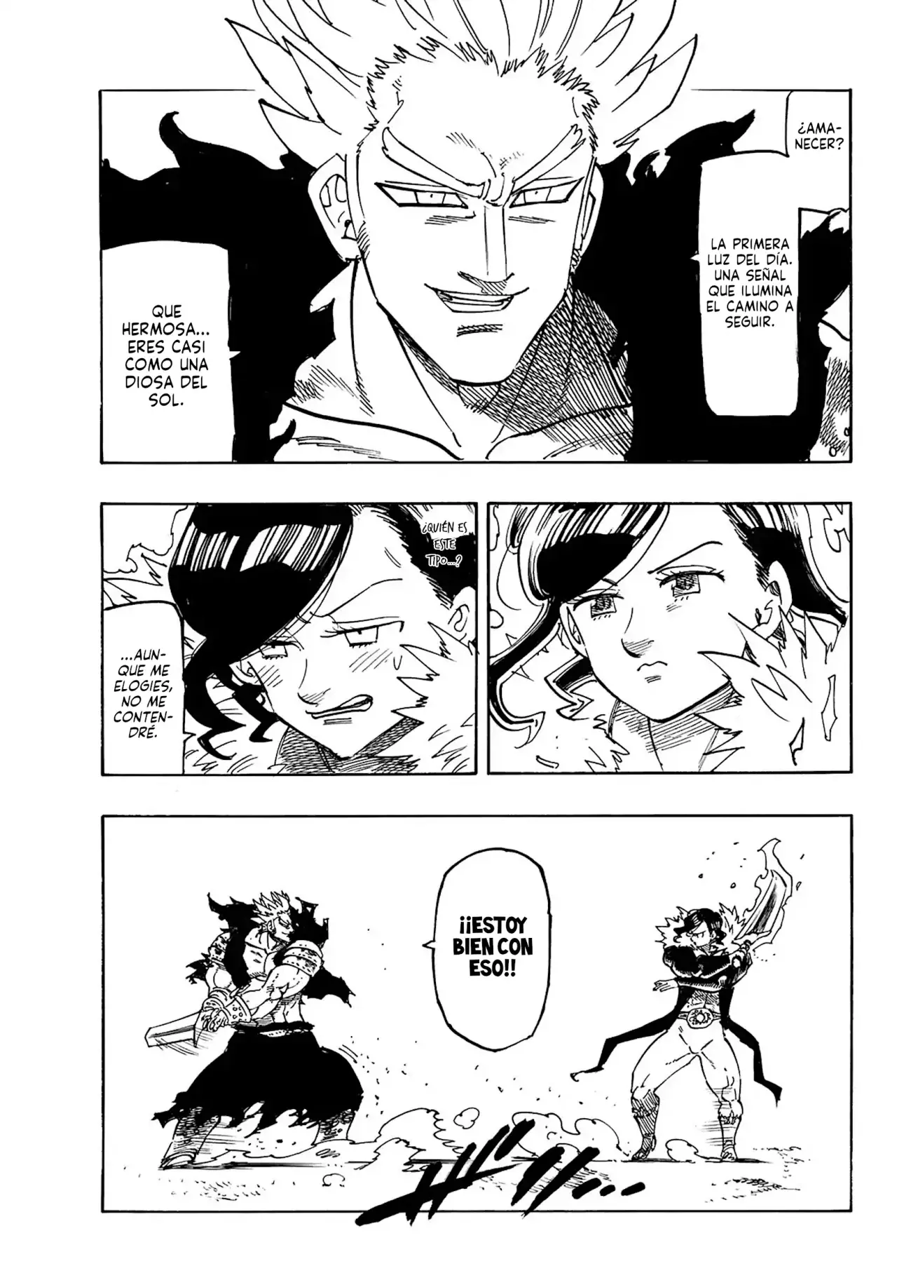 Mokushiroku no Yonkishi Capitulo 190: Colisión frontal página 7
