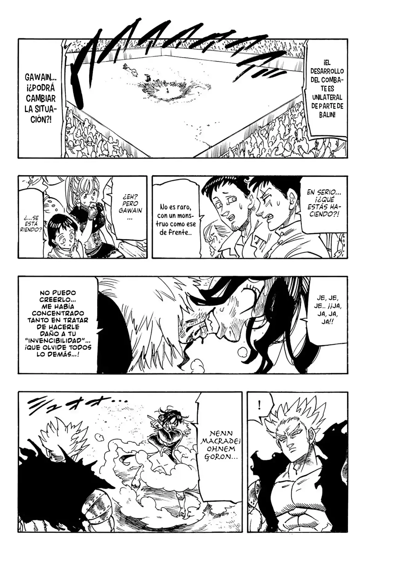 Mokushiroku no Yonkishi Capitulo 191: Resistencia desesperada página 7