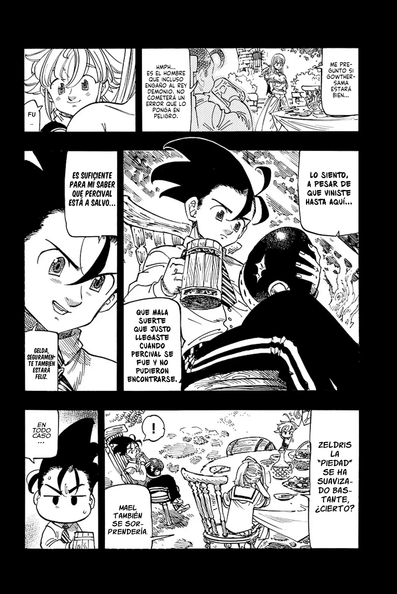 Mokushiroku no Yonkishi Capitulo 194.5: Extras del volumen 22 página 8