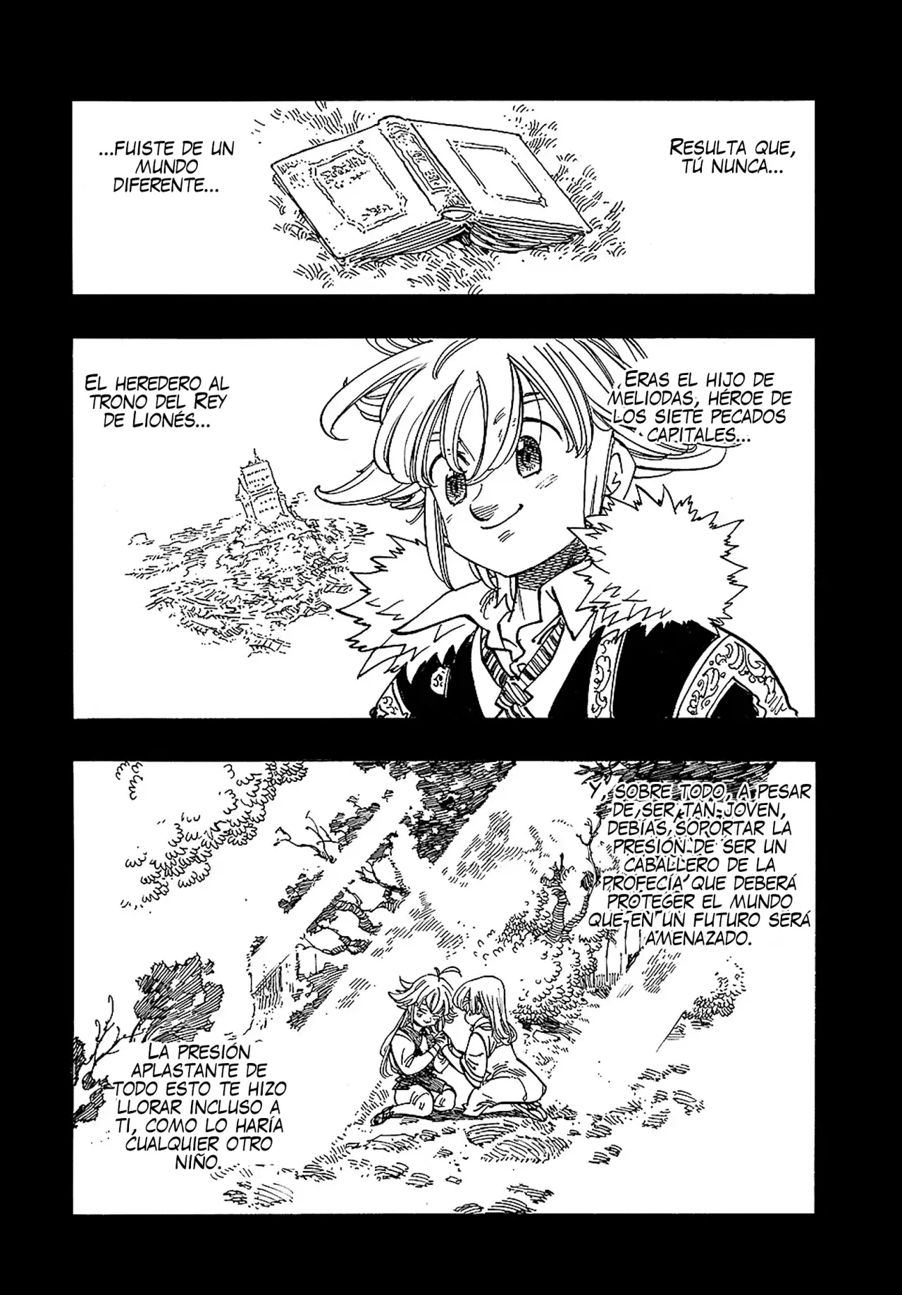 Mokushiroku no Yonkishi Capitulo 194: Tantris VS Isolde página 12