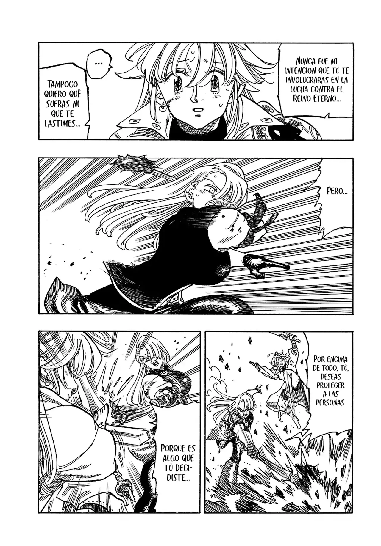 Mokushiroku no Yonkishi Capitulo 194: Tantris VS Isolde página 15