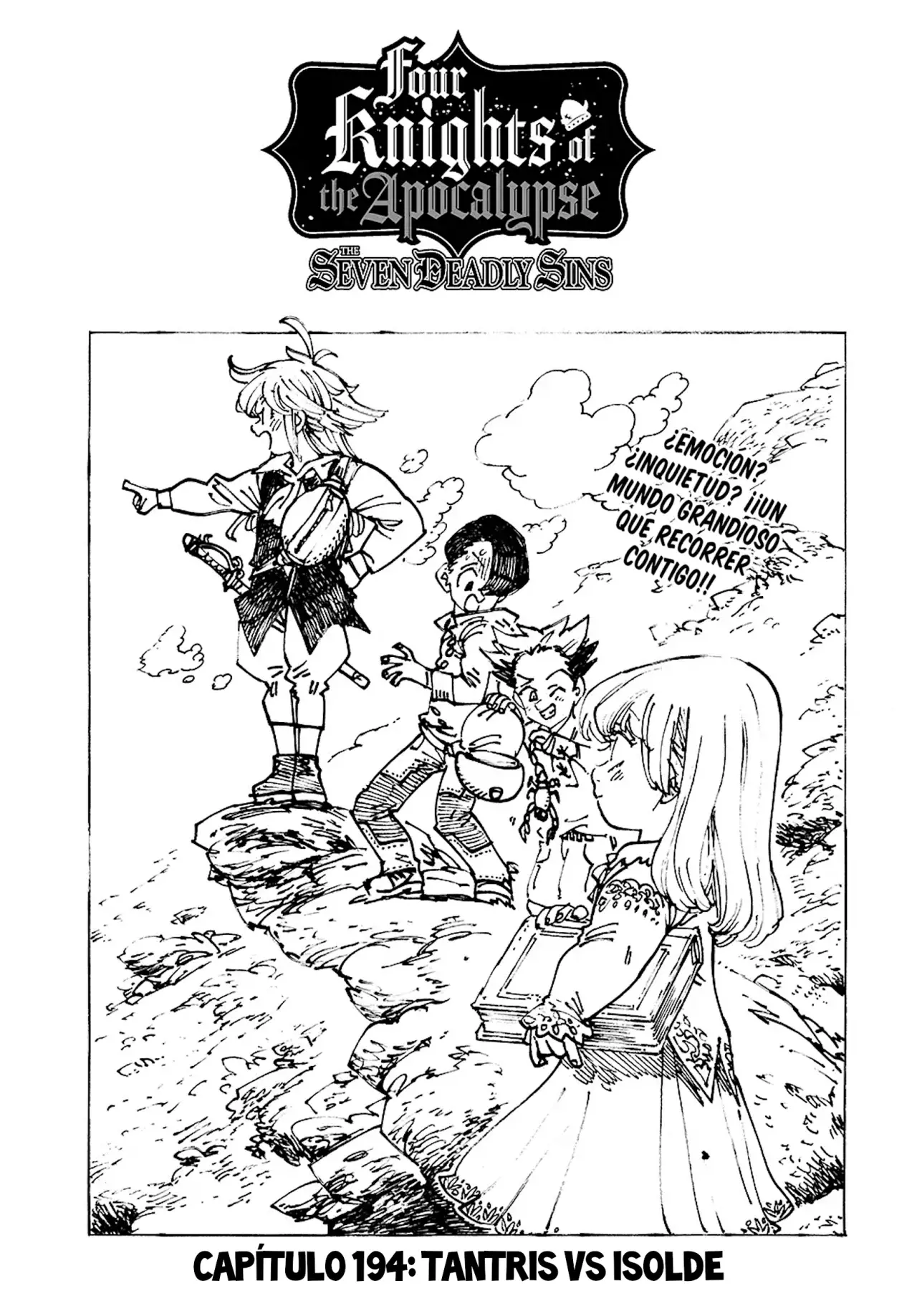 Mokushiroku no Yonkishi Capitulo 194: Tantris VS Isolde página 3