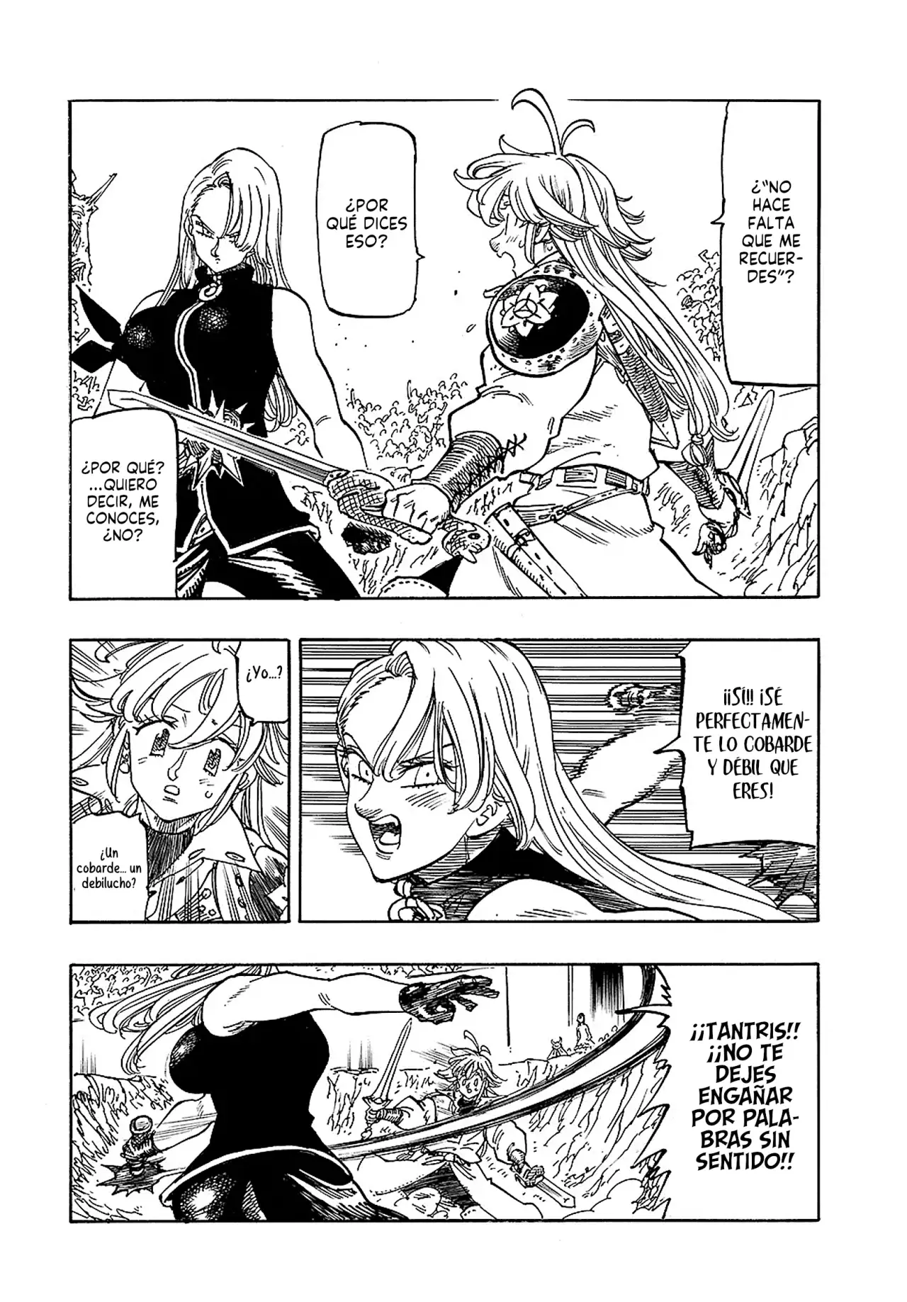 Mokushiroku no Yonkishi Capitulo 194: Tantris VS Isolde página 4