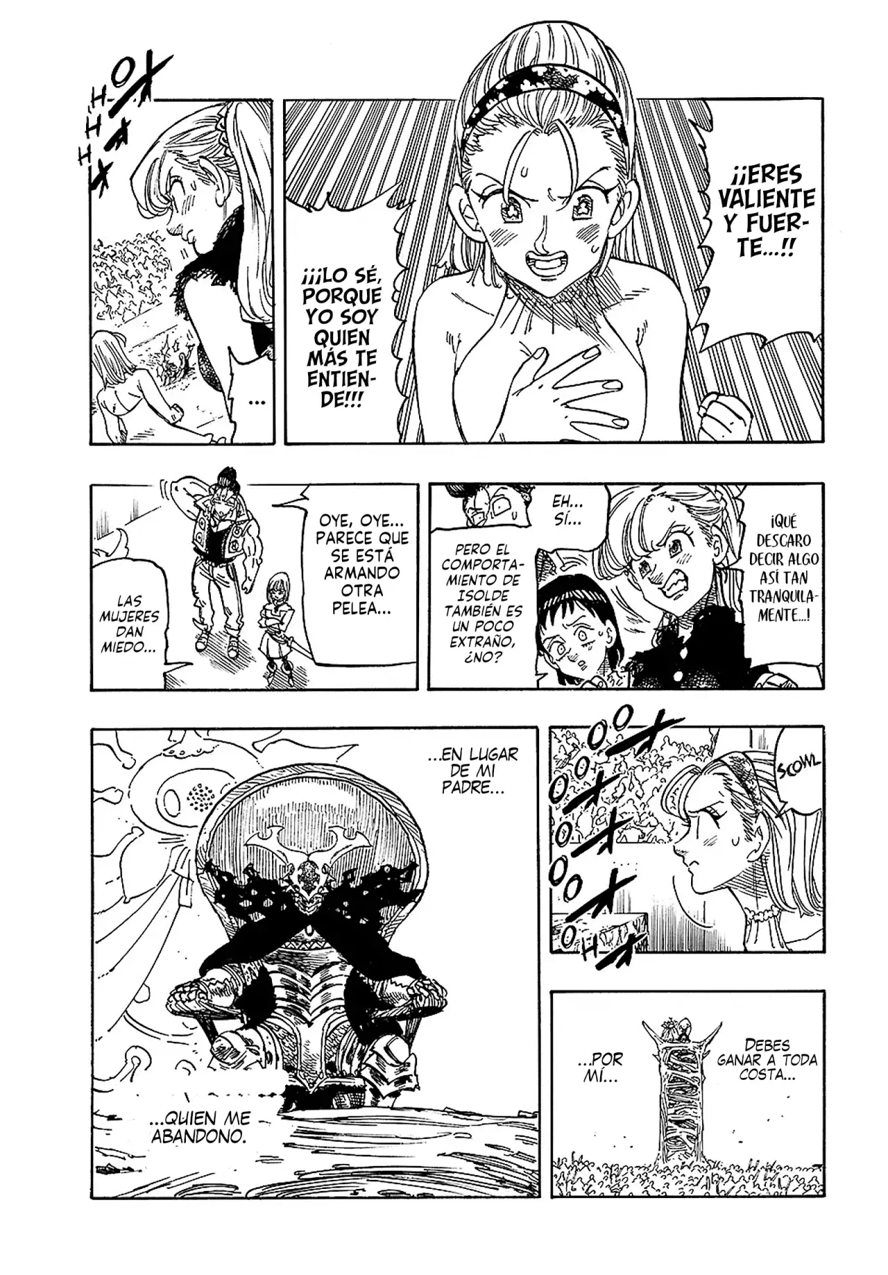 Mokushiroku no Yonkishi Capitulo 194: Tantris VS Isolde página 5