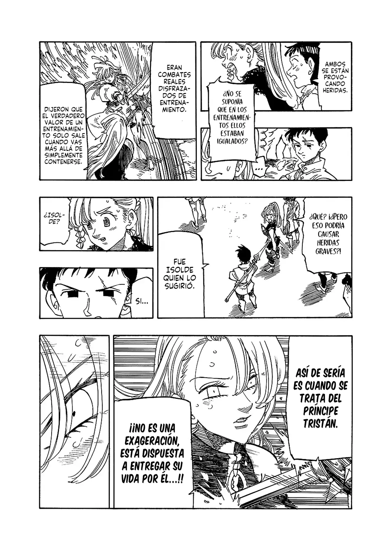 Mokushiroku no Yonkishi Capitulo 194: Tantris VS Isolde página 7