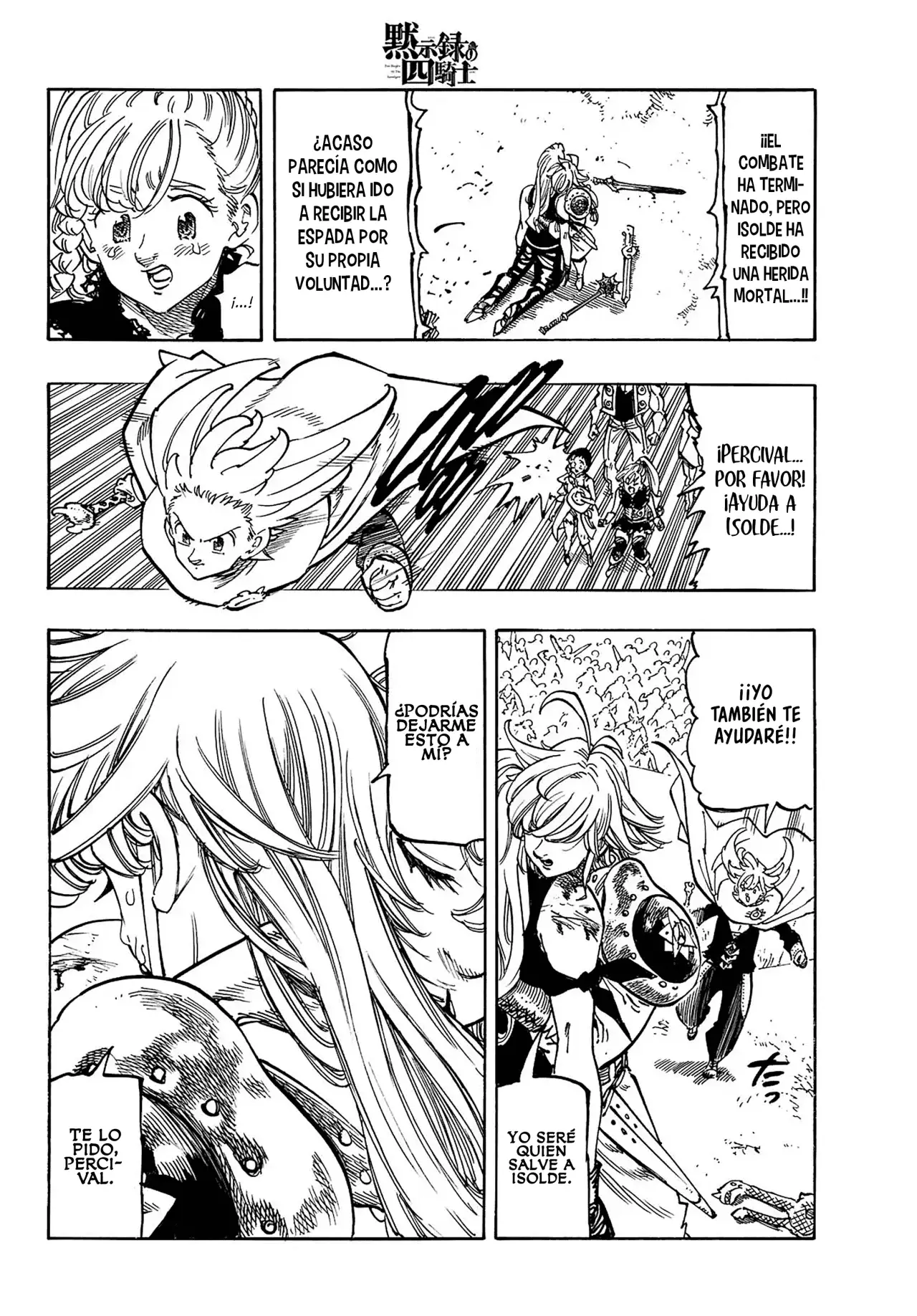 Mokushiroku no Yonkishi Capitulo 195: Tristán e Isolde página 4