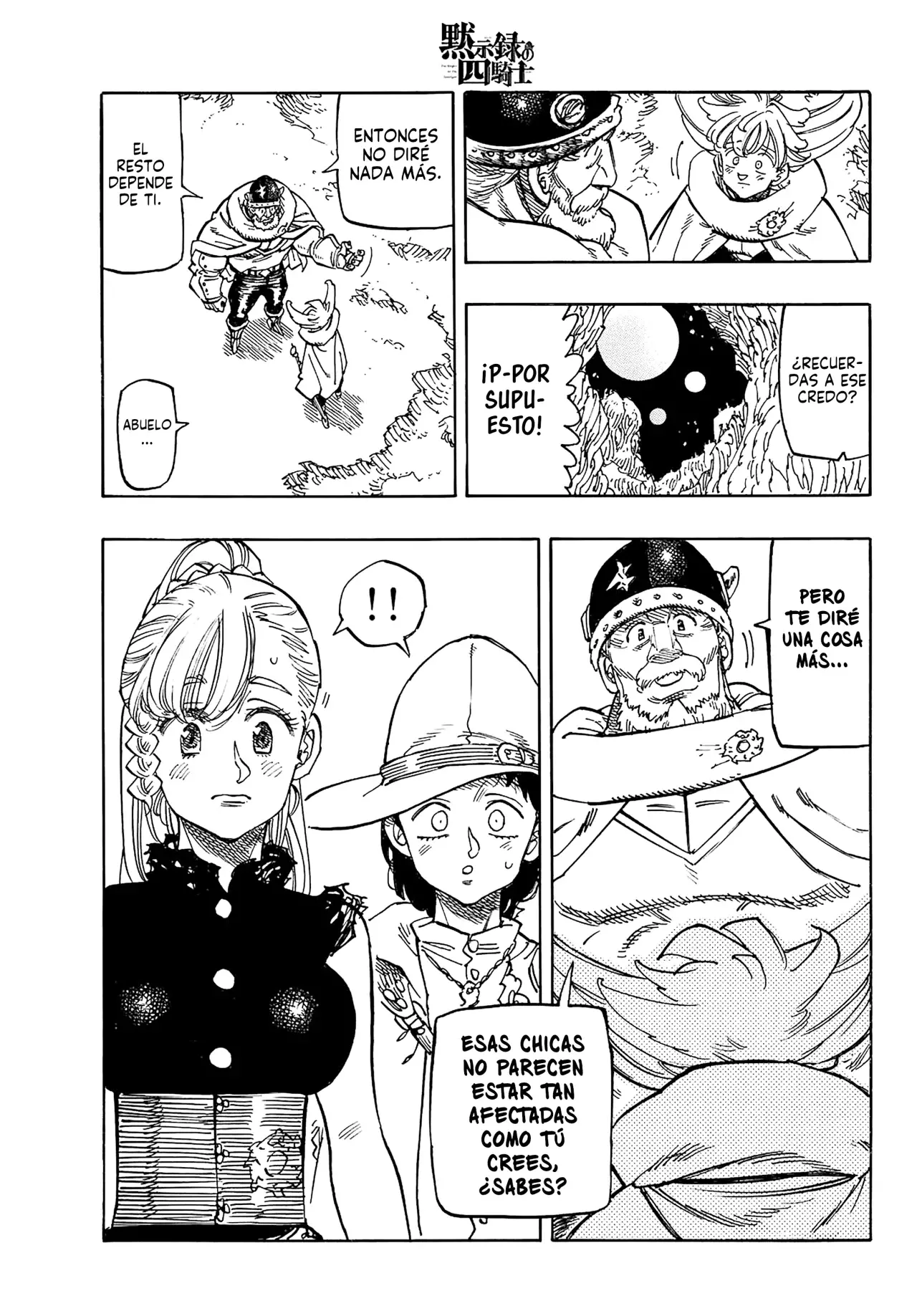 Mokushiroku no Yonkishi Capitulo 197: El deseo del abuelo página 12