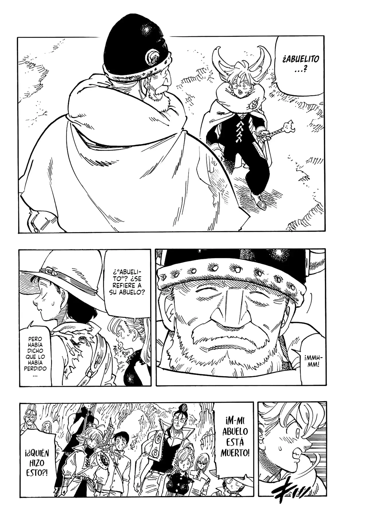 Mokushiroku no Yonkishi Capitulo 197: El deseo del abuelo página 3