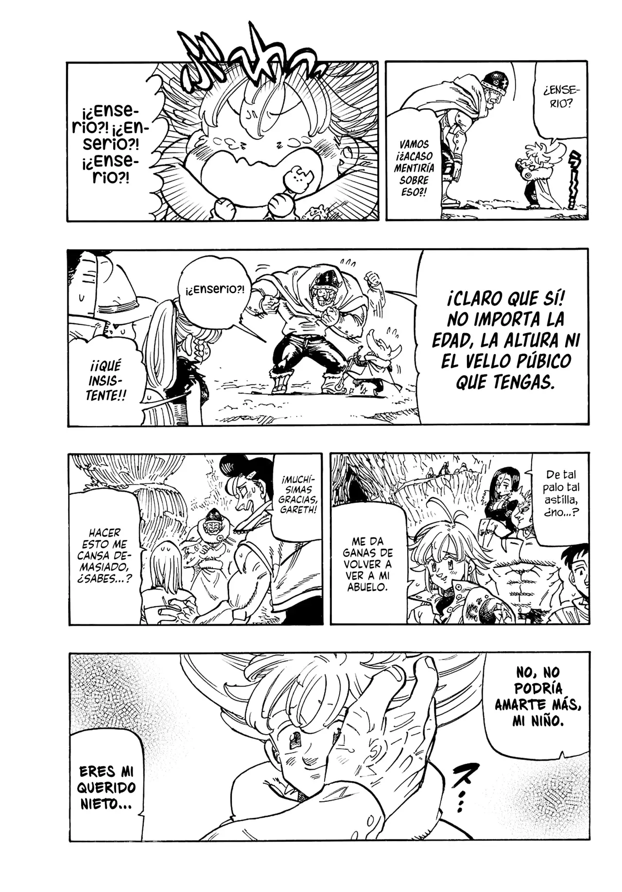 Mokushiroku no Yonkishi Capitulo 197: El deseo del abuelo página 8