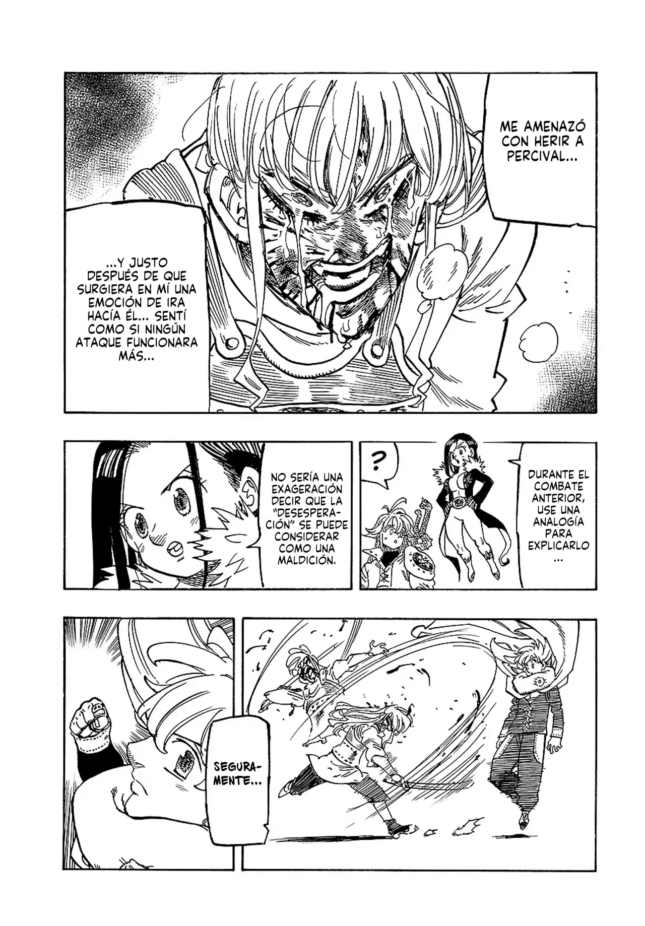 Mokushiroku no Yonkishi Capitulo 198: Percival VS Diodora página 17