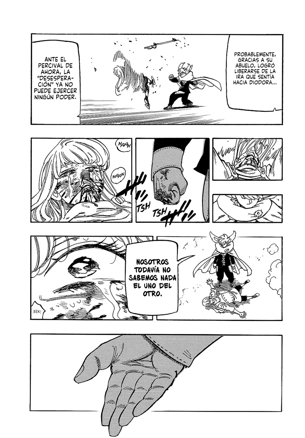 Mokushiroku no Yonkishi Capitulo 198: Percival VS Diodora página 19