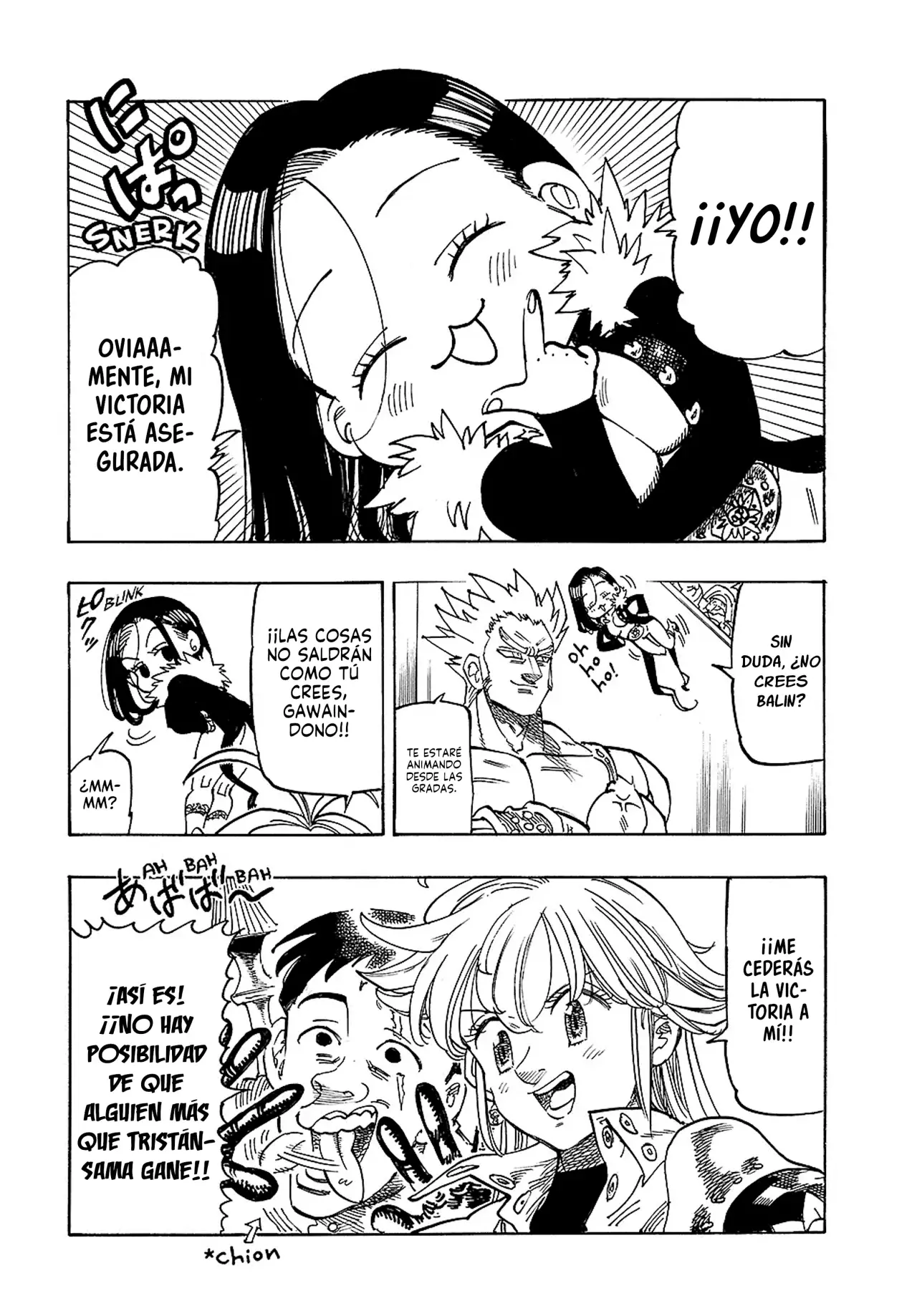 Mokushiroku no Yonkishi Capitulo 198: Percival VS Diodora página 4
