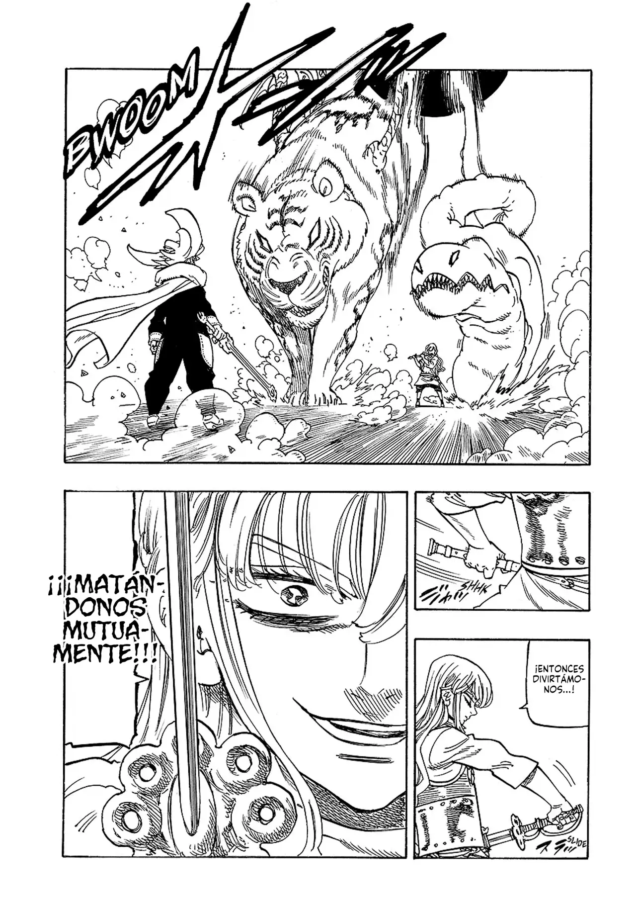 Mokushiroku no Yonkishi Capitulo 198: Percival VS Diodora página 9