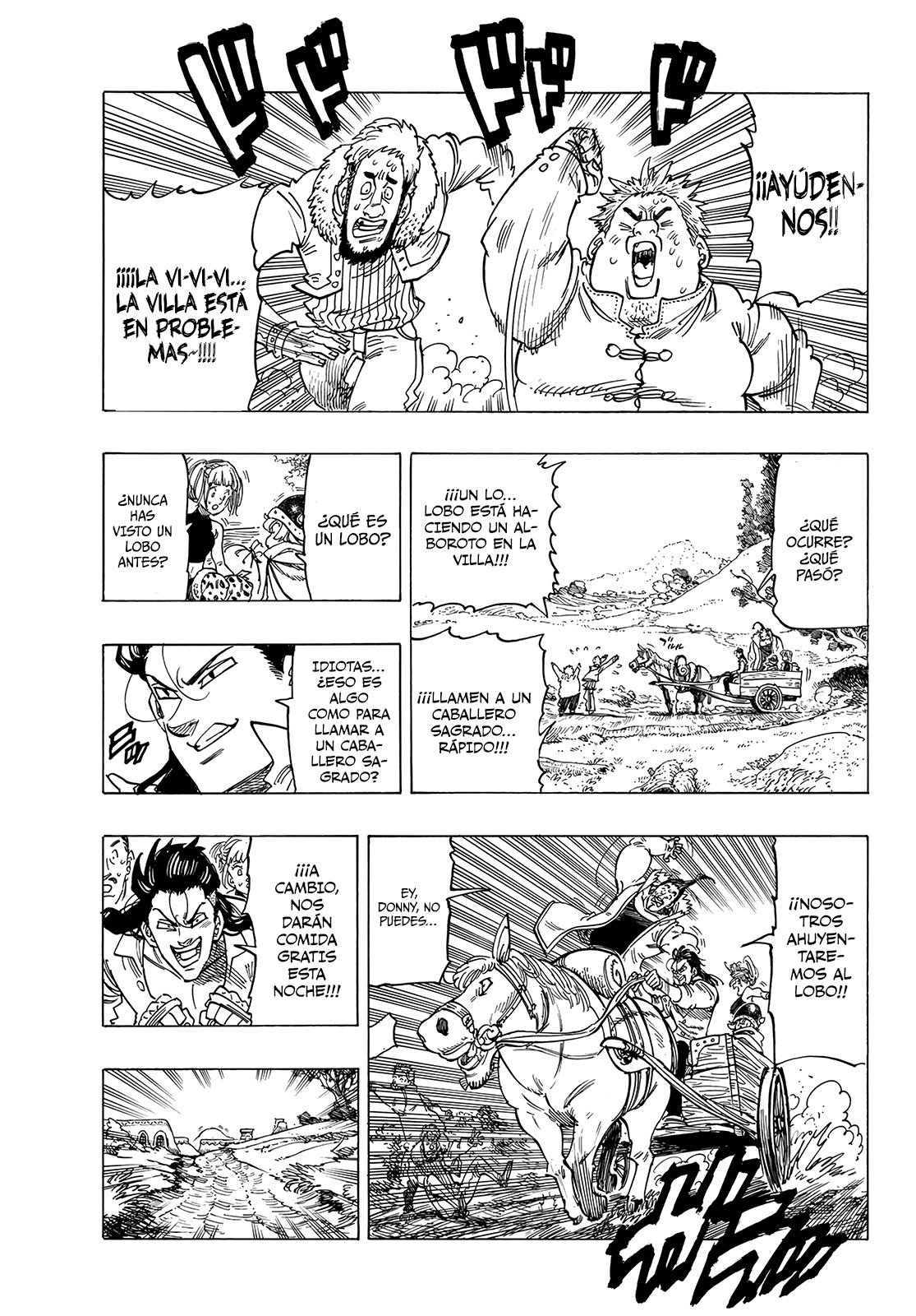 Mokushiroku no Yonkishi Capitulo 2: Un encuentro fortuito página 28