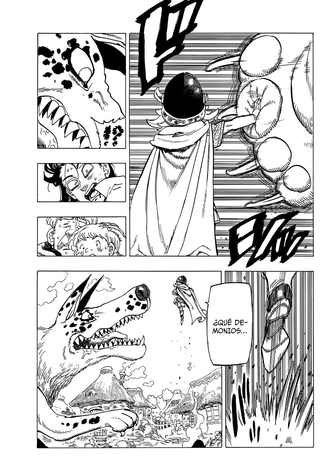 Mokushiroku no Yonkishi Capitulo 2: Un encuentro fortuito página 34