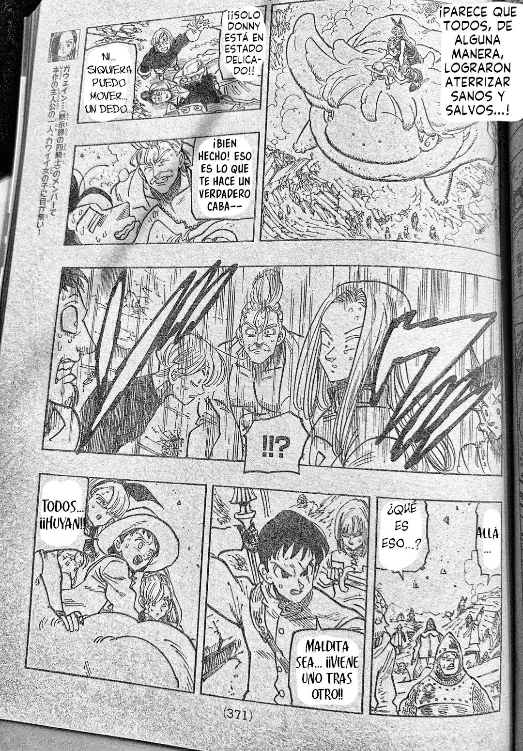 Mokushiroku no Yonkishi Capitulo 200.5: Emisario del abismo página 8
