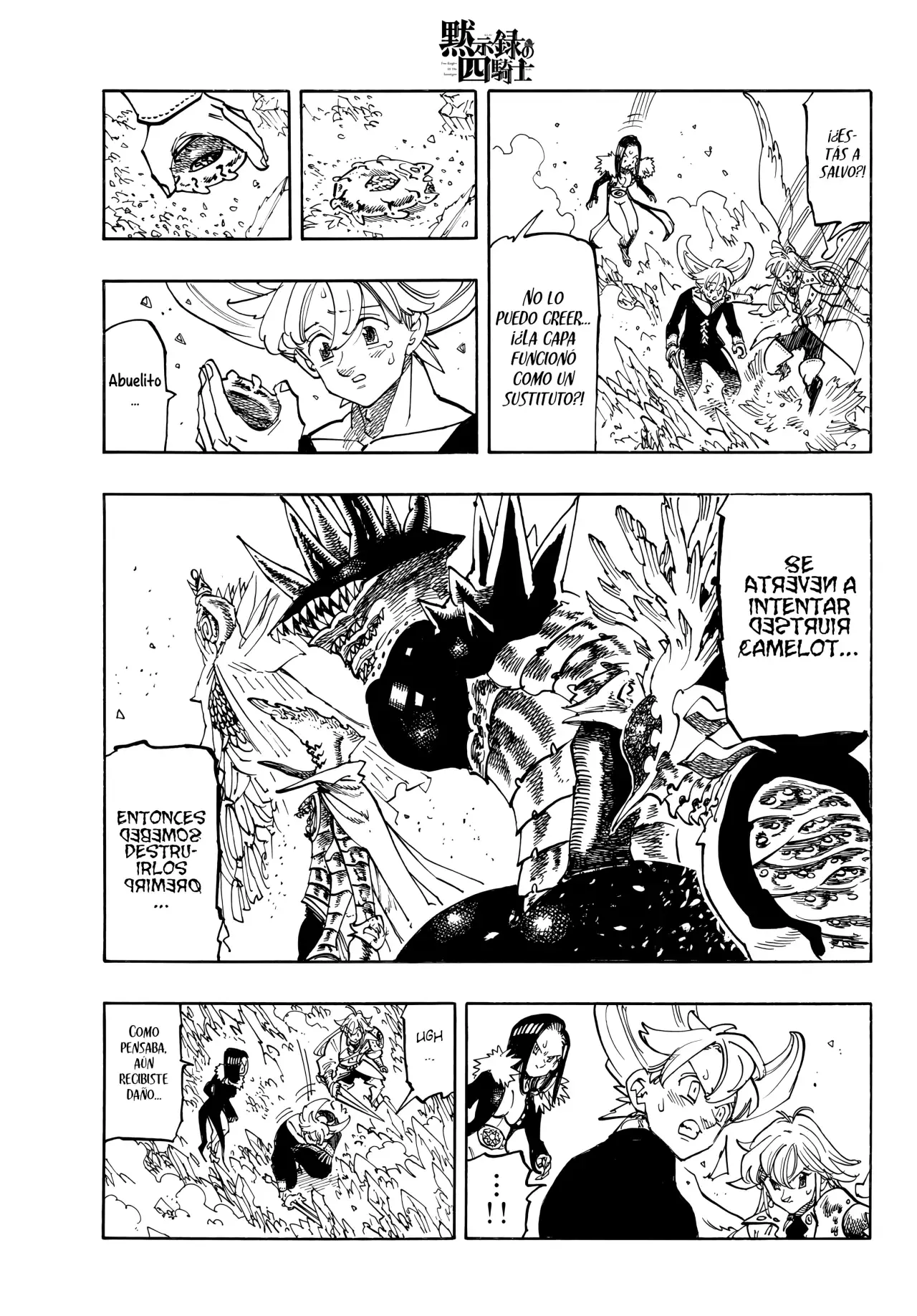 Mokushiroku no Yonkishi Capitulo 204: Resistencia efímera página 8