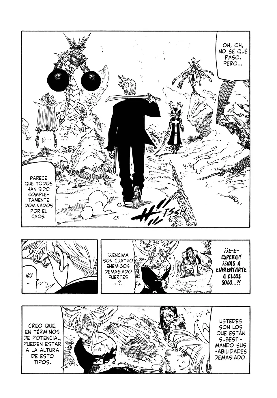 Mokushiroku no Yonkishi Capitulo 205: Ese hombre es el más fuerte página 7