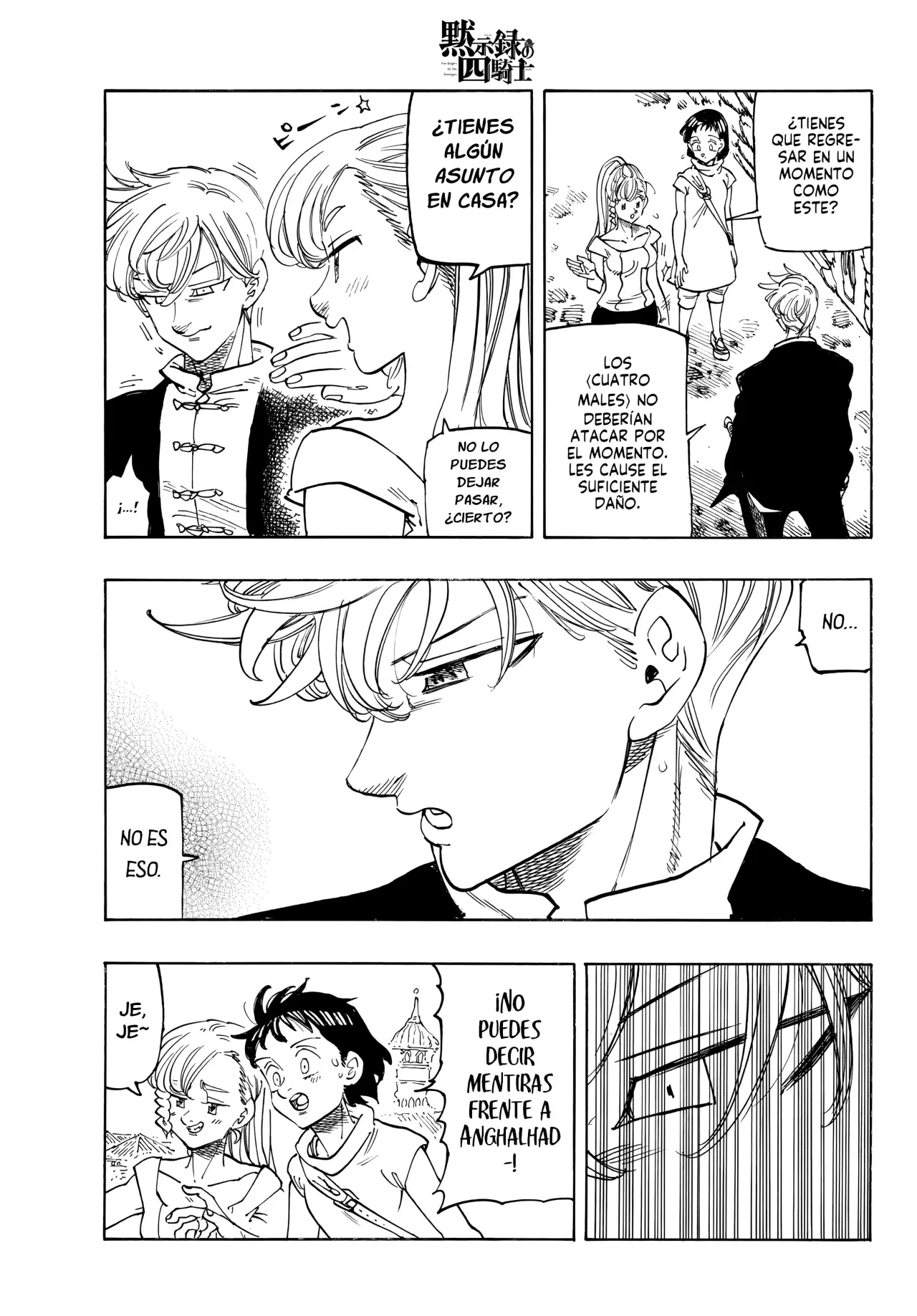 Mokushiroku no Yonkishi Capitulo 207: Regreso a casa página 8