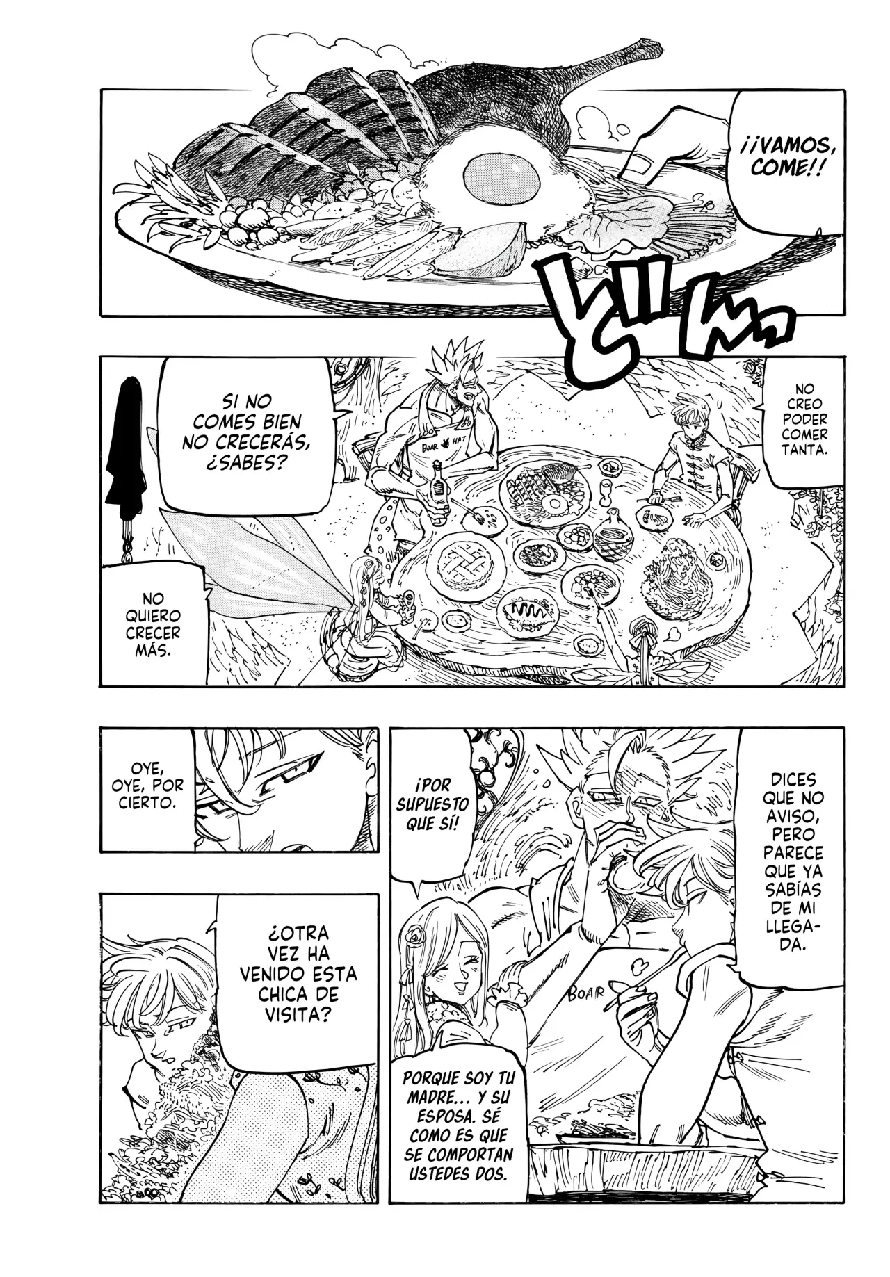Mokushiroku no Yonkishi Capitulo 208: Charla entre padre e hijo página 4