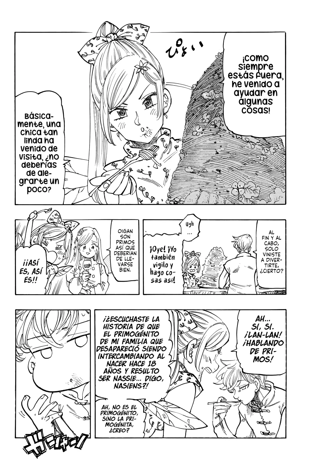 Mokushiroku no Yonkishi Capitulo 208: Charla entre padre e hijo página 5
