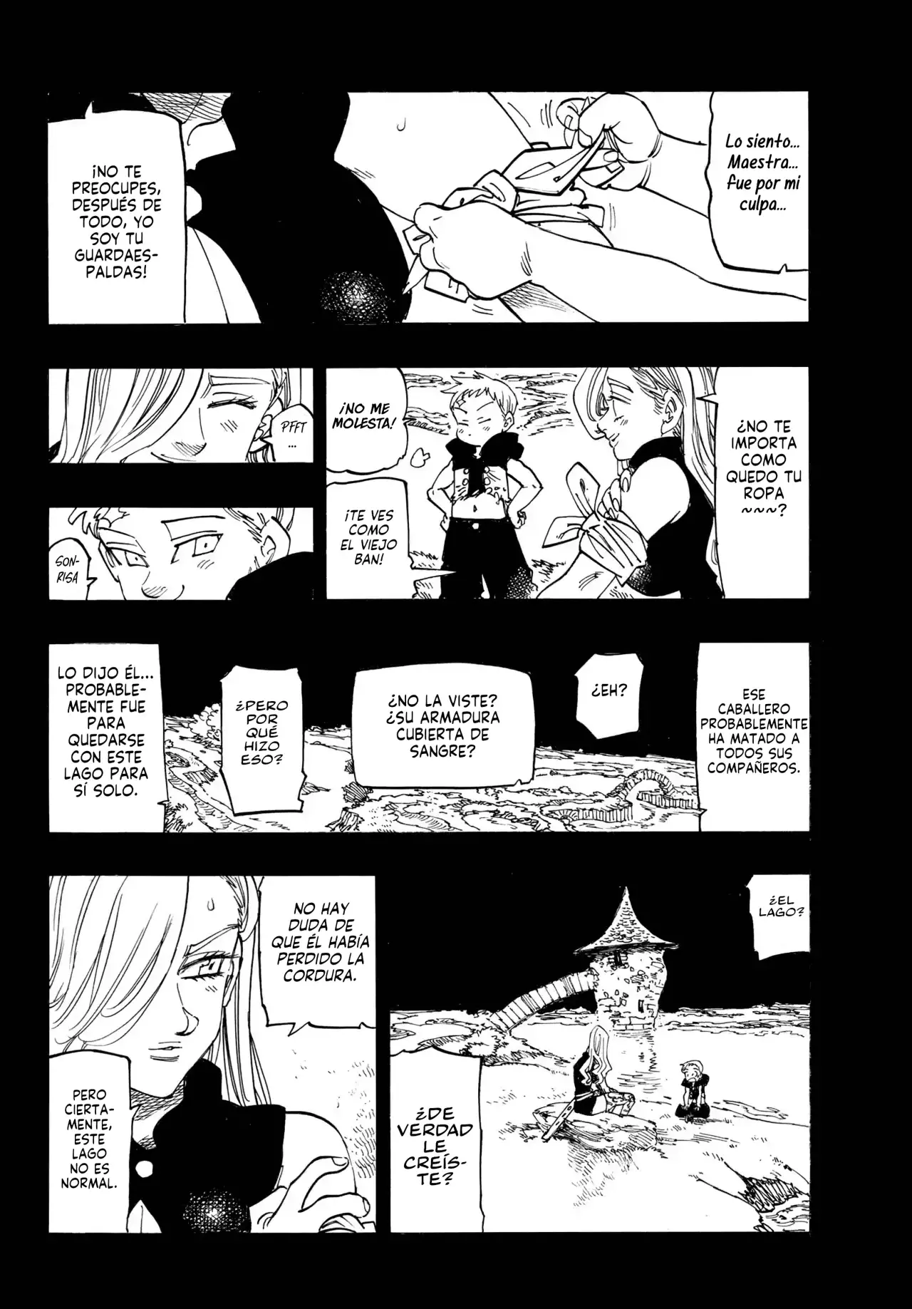 Mokushiroku no Yonkishi Capitulo 210: La dama del lago y el joven página 10