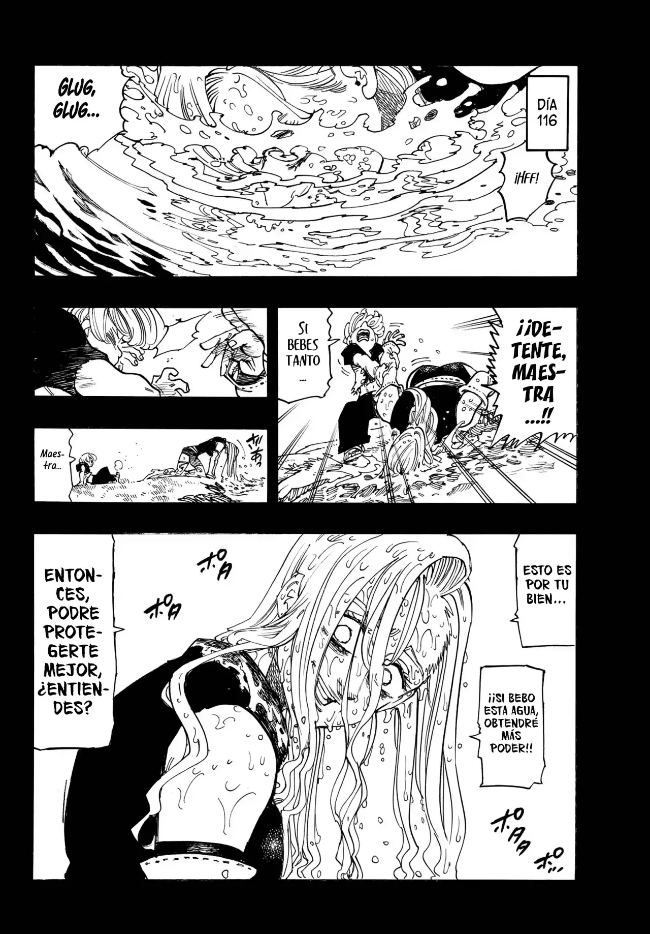 Mokushiroku no Yonkishi Capitulo 210: La dama del lago y el joven página 12