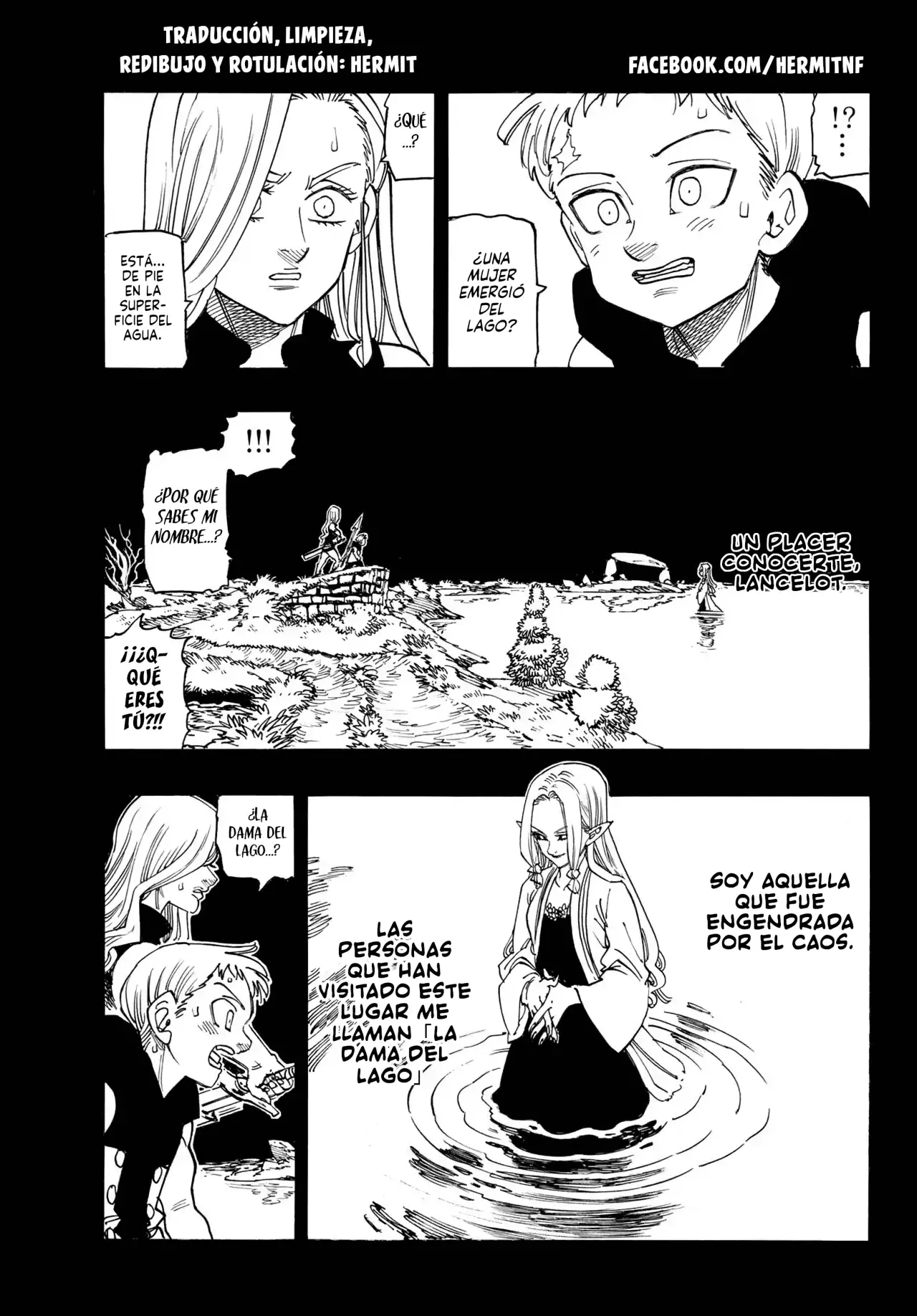 Mokushiroku no Yonkishi Capitulo 210: La dama del lago y el joven página 3