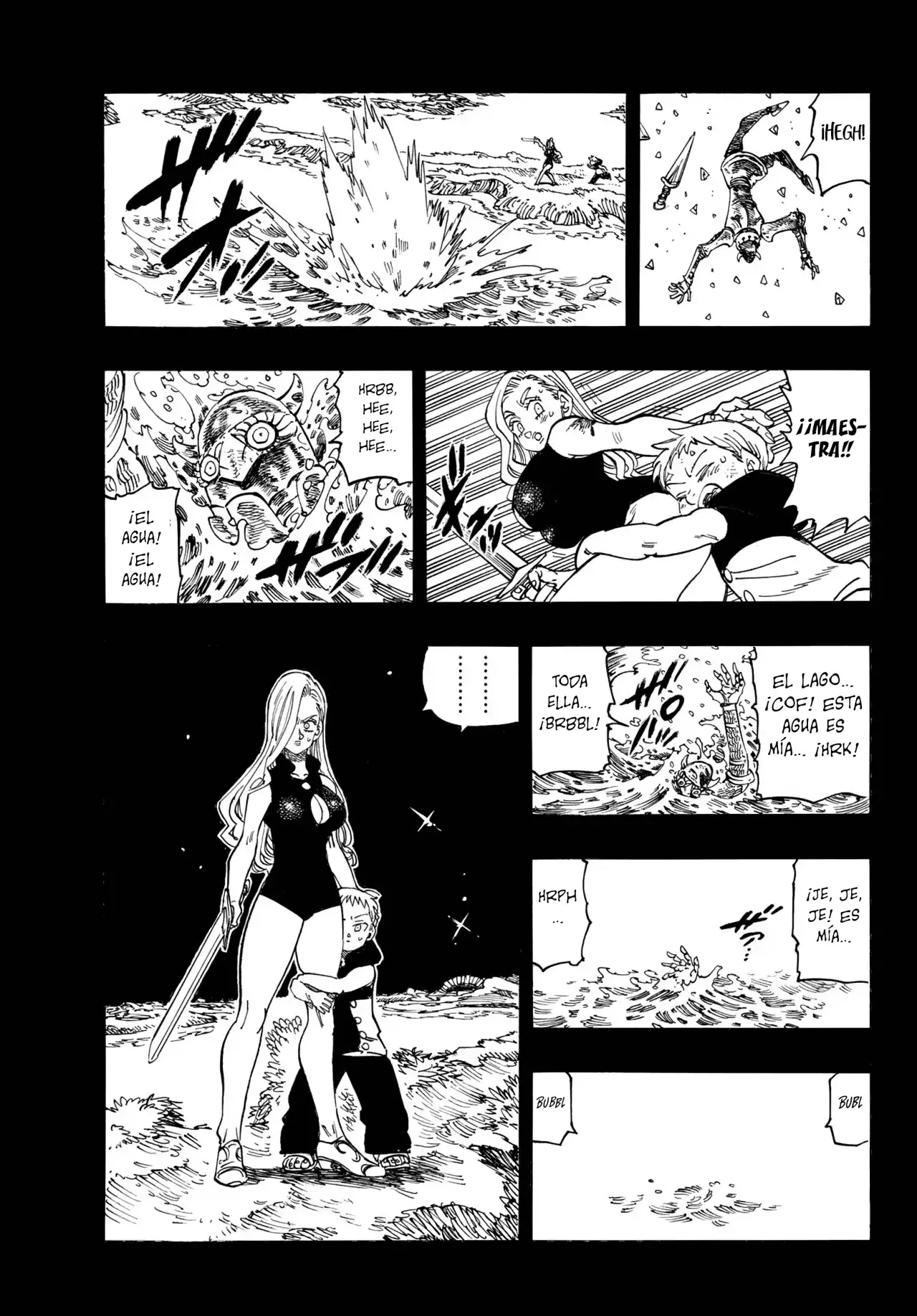 Mokushiroku no Yonkishi Capitulo 210: La dama del lago y el joven página 9