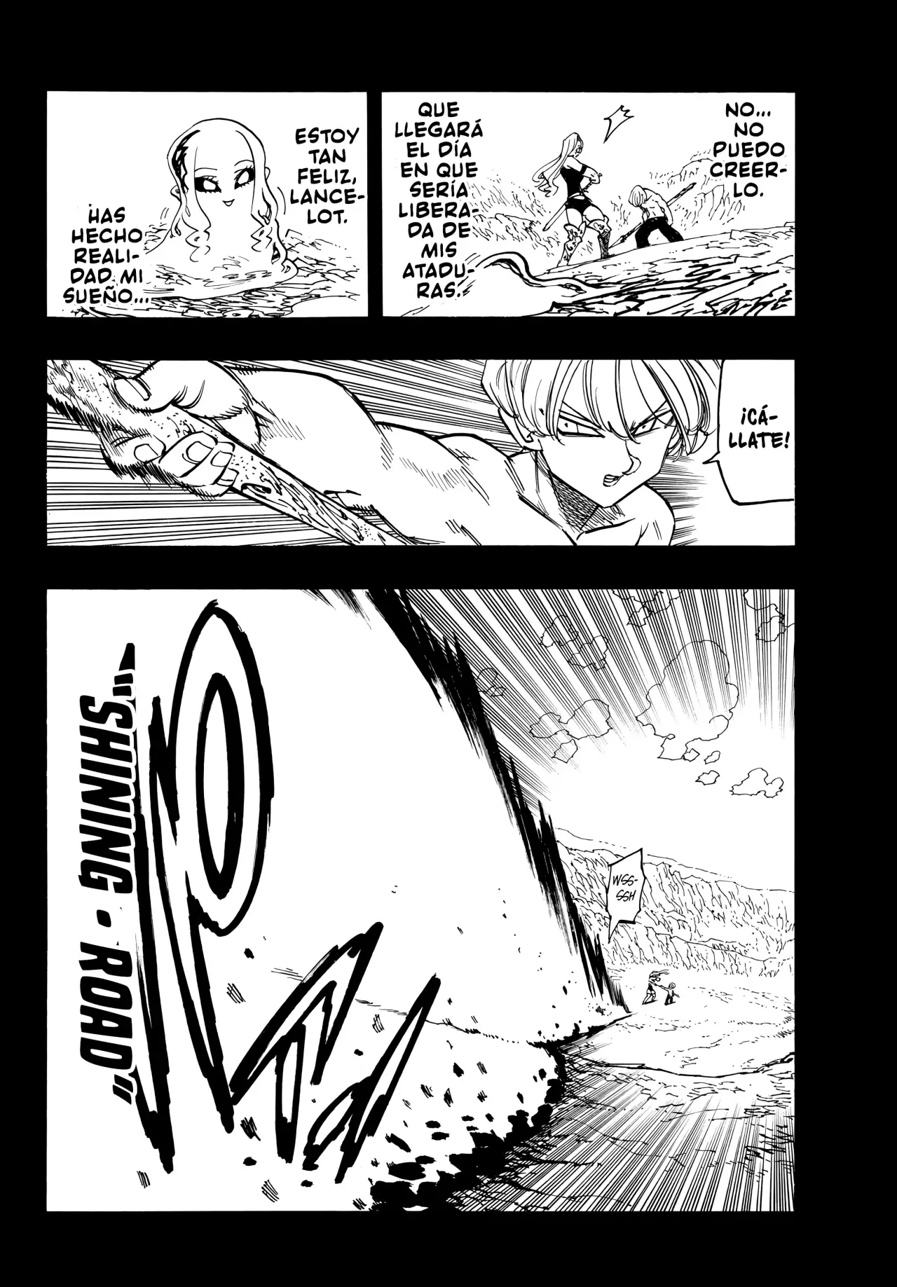 Mokushiroku no Yonkishi Capitulo 211: El caballero del lago, Lancelot página 14