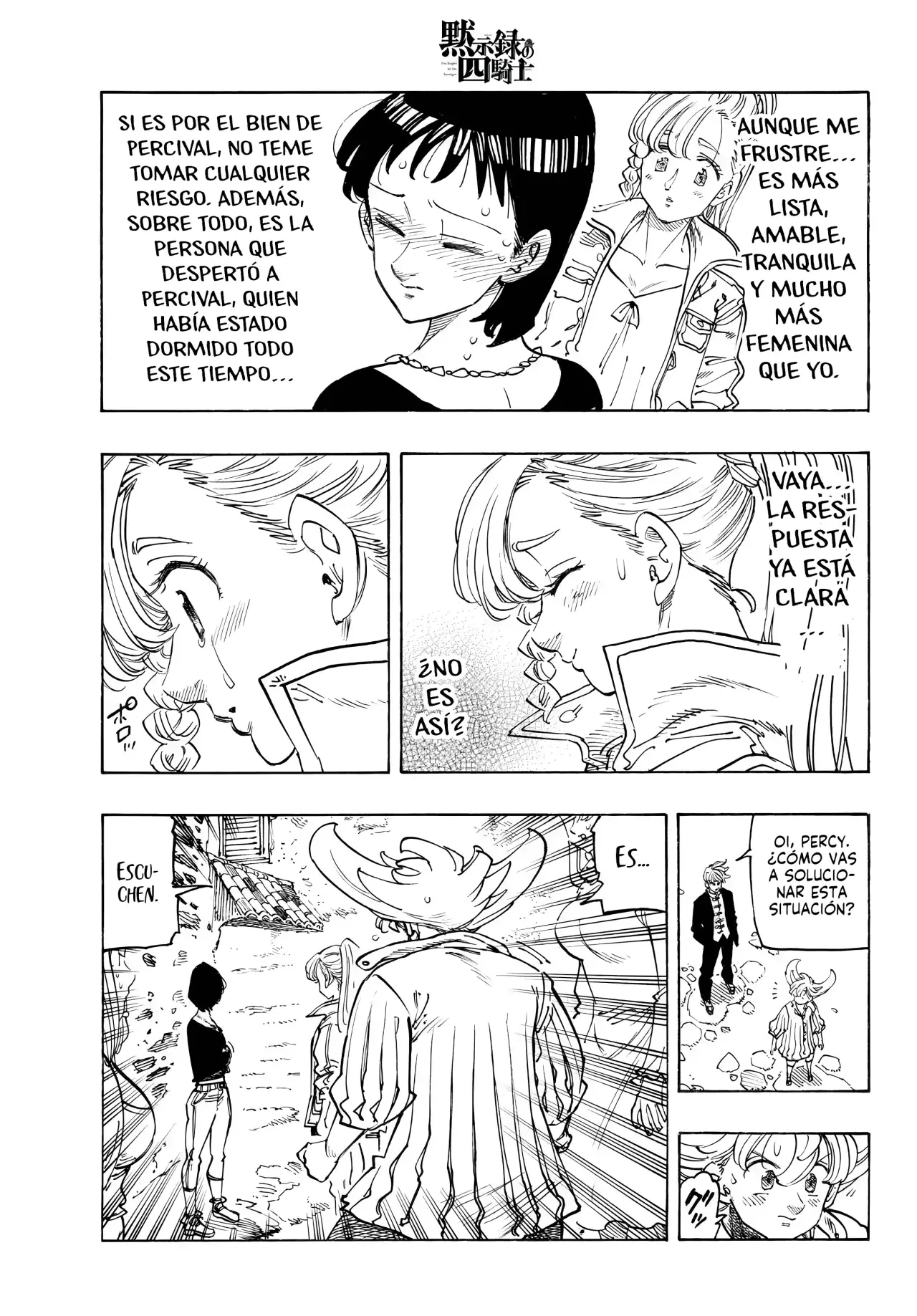 Mokushiroku no Yonkishi Capitulo 213: Una confesión sincera página 6