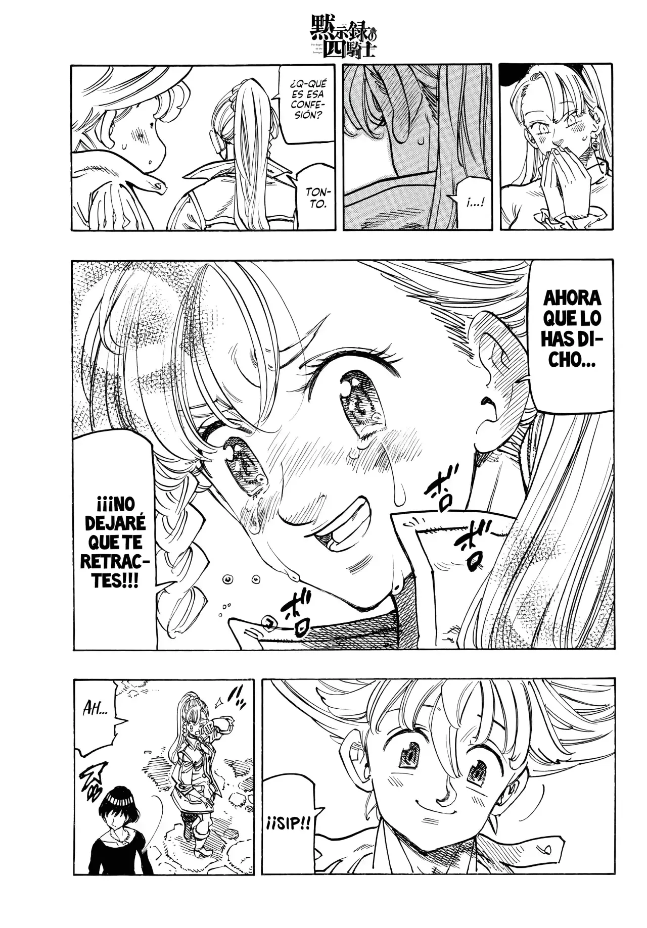 Mokushiroku no Yonkishi Capitulo 213: Una confesión sincera página 8