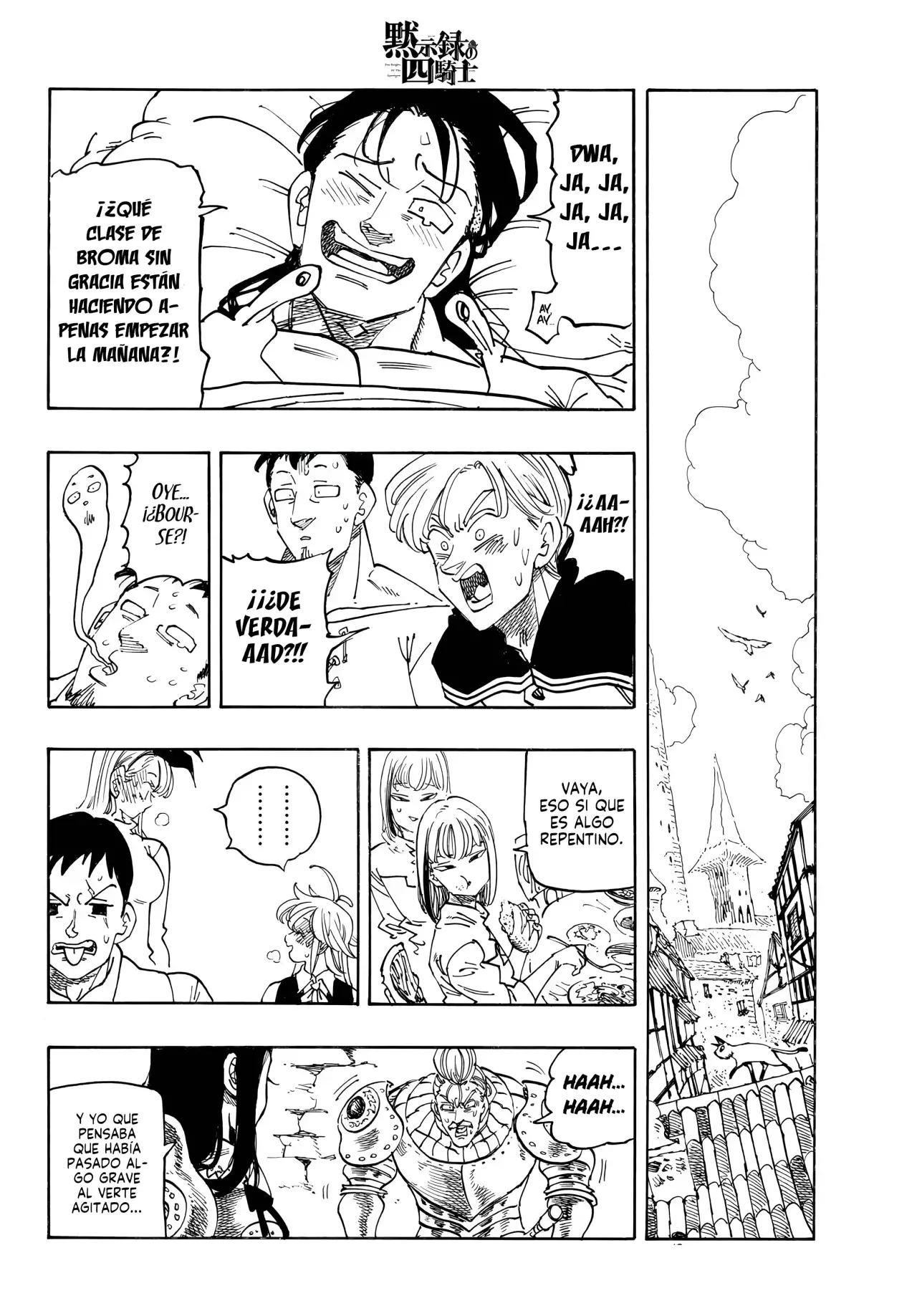 Mokushiroku no Yonkishi Capitulo 214: Descanso y determinación página 3