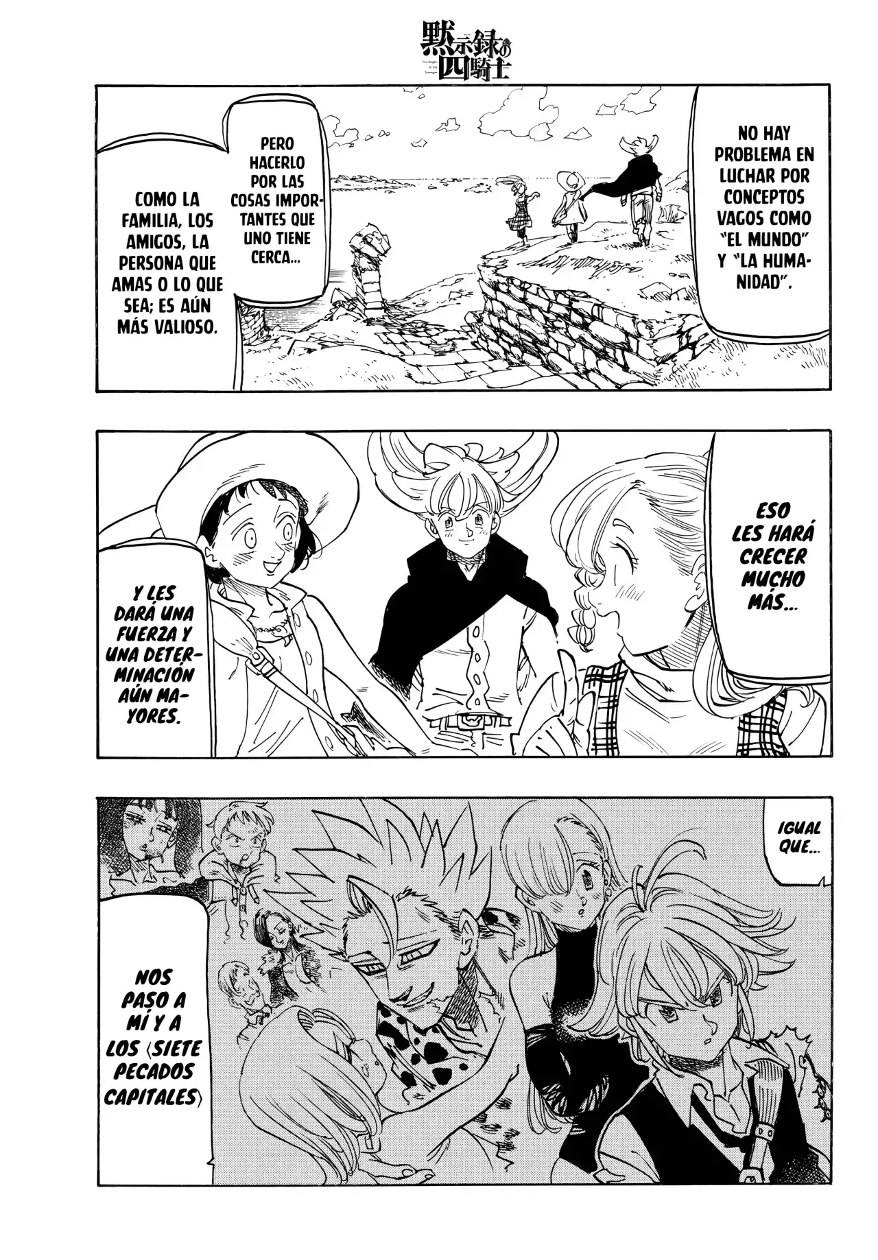 Mokushiroku no Yonkishi Capitulo 214: Descanso y determinación página 8