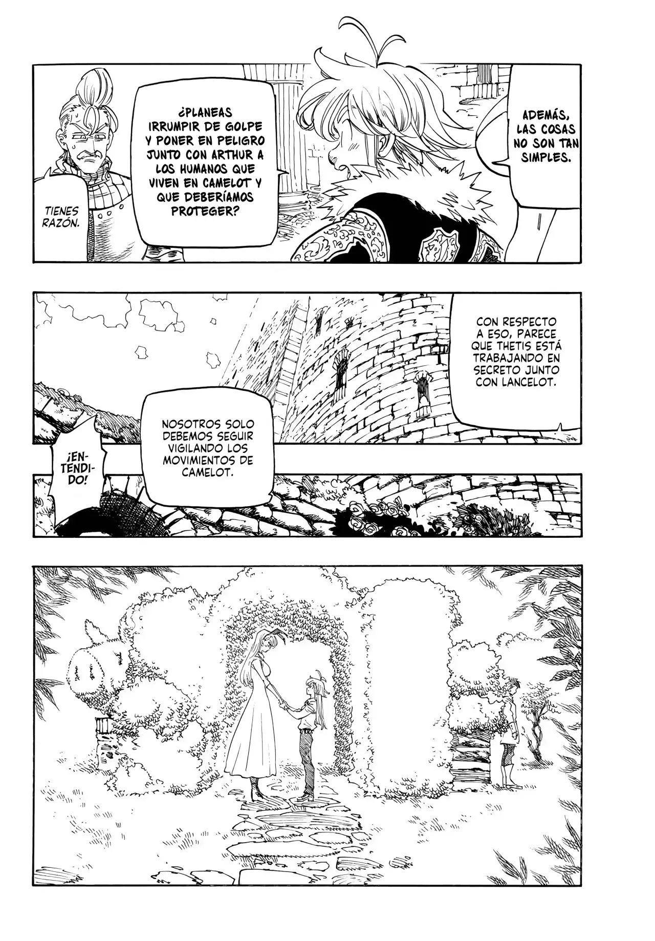 Mokushiroku no Yonkishi Capitulo 214: Descanso y determinación página 9