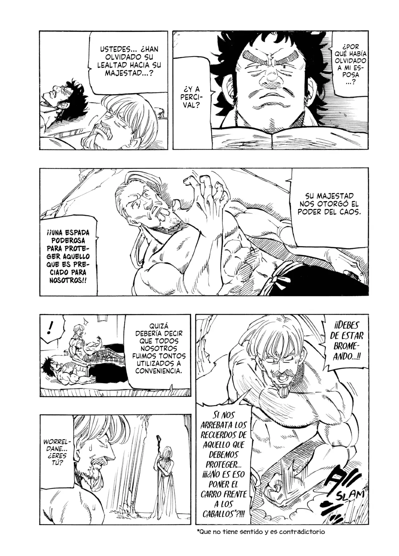 Mokushiroku no Yonkishi Capitulo 217: Rey Eterno página 4